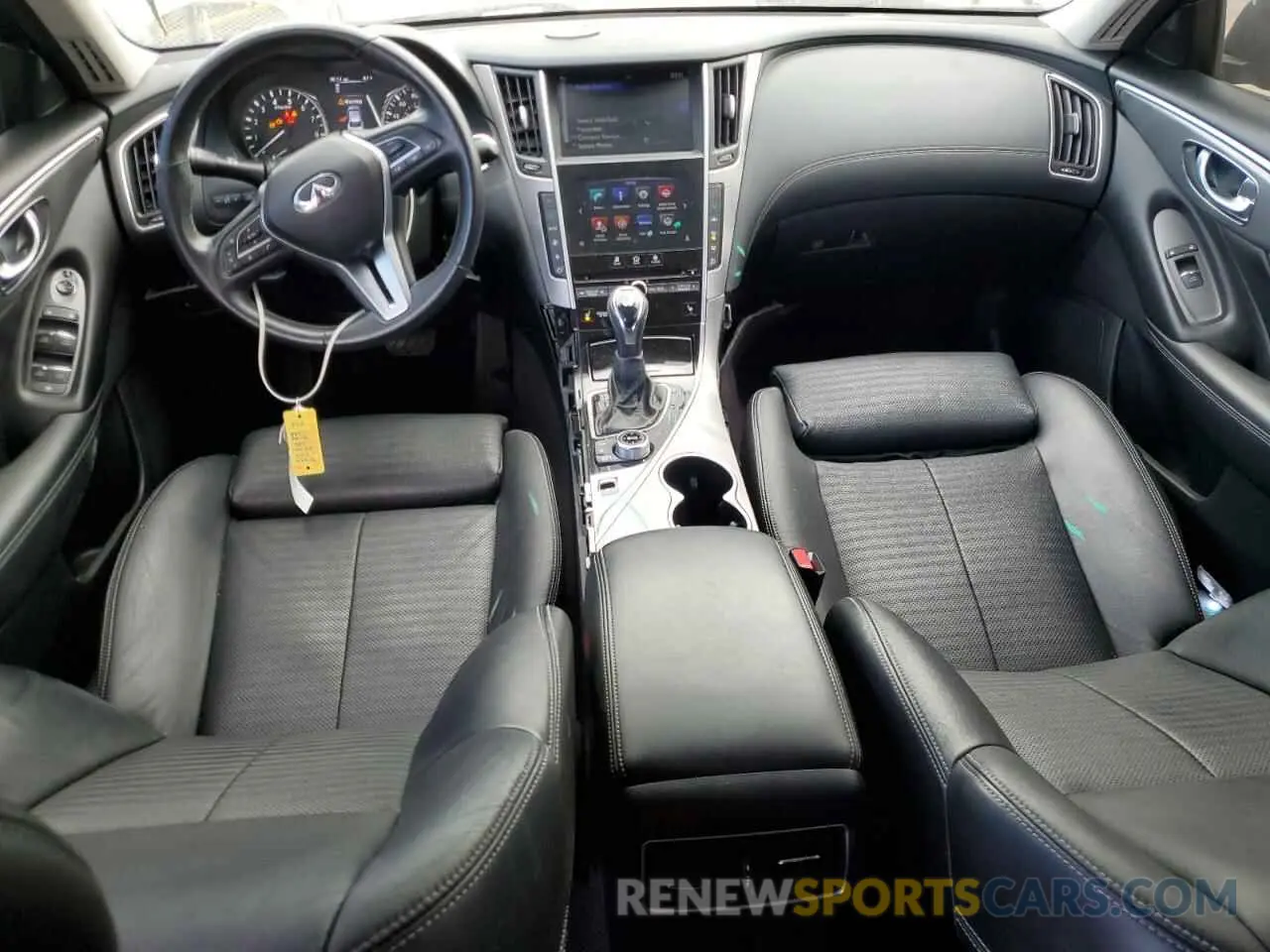 8 fotografías del automóvil dañado JN1EV7AP0KM542273 INFINITI Q50 2019