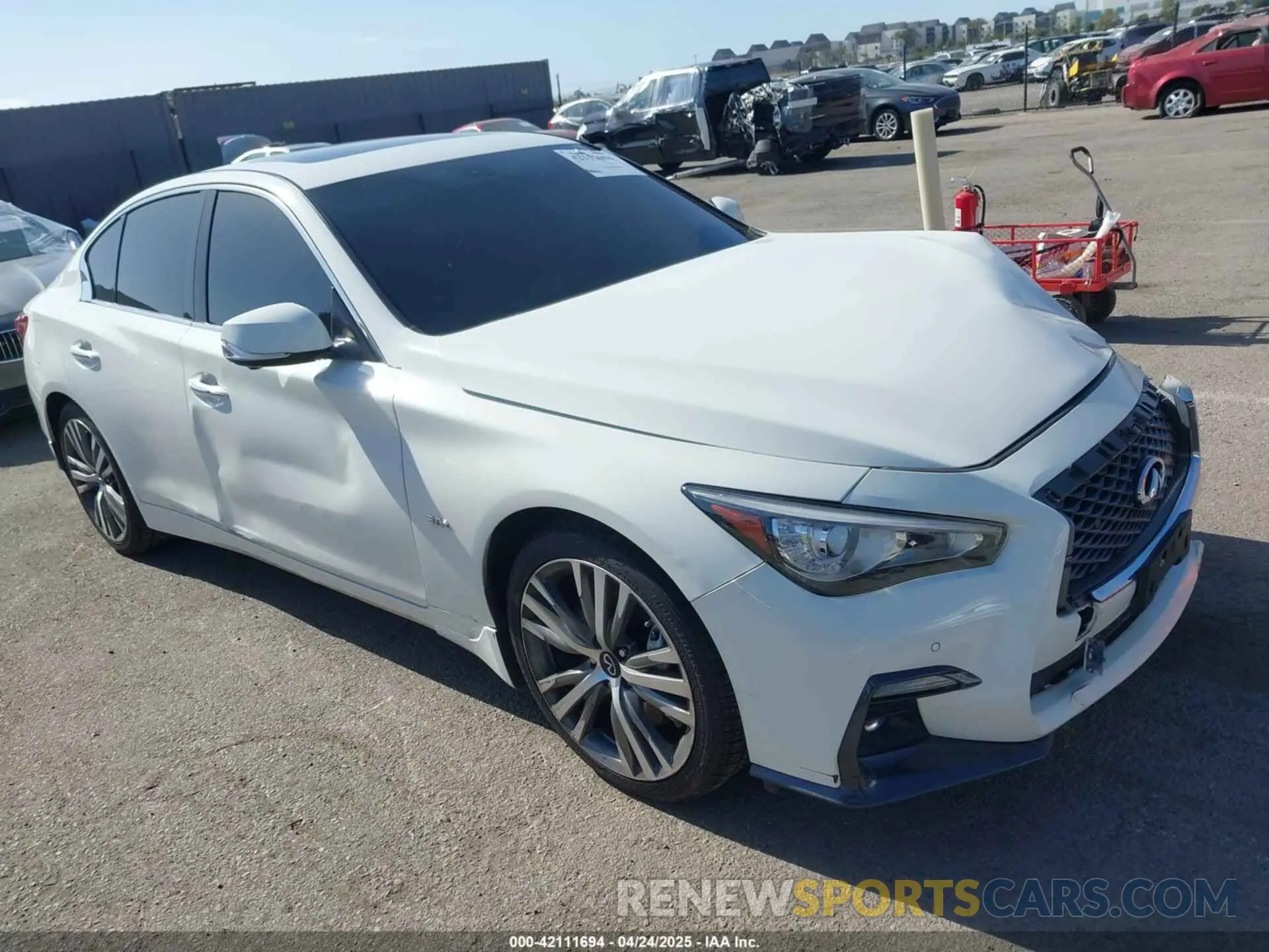 1 fotografías del automóvil dañado JN1EV7AP0KM543522 INFINITI Q50 2019