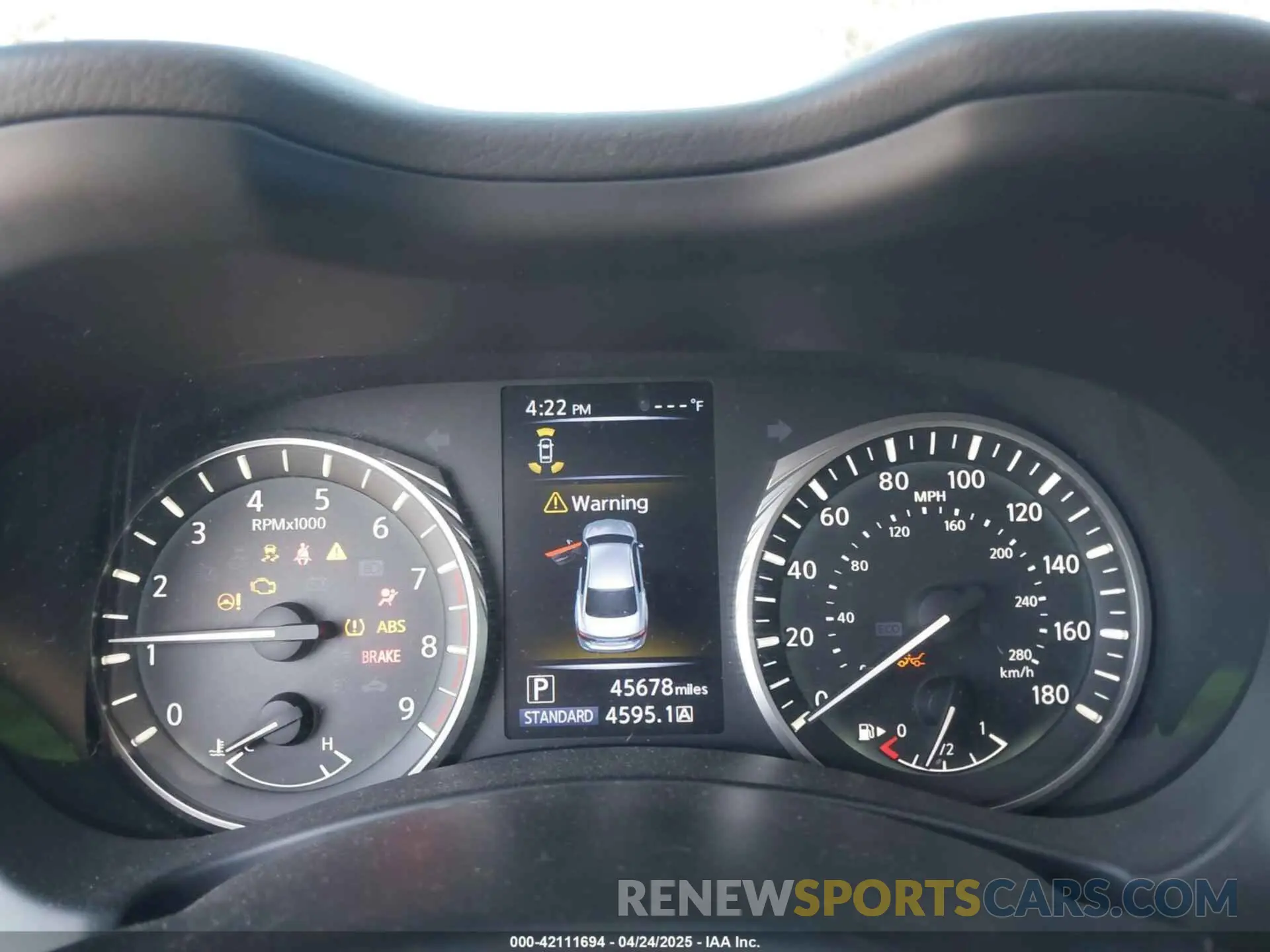 7 fotografías del automóvil dañado JN1EV7AP0KM543522 INFINITI Q50 2019