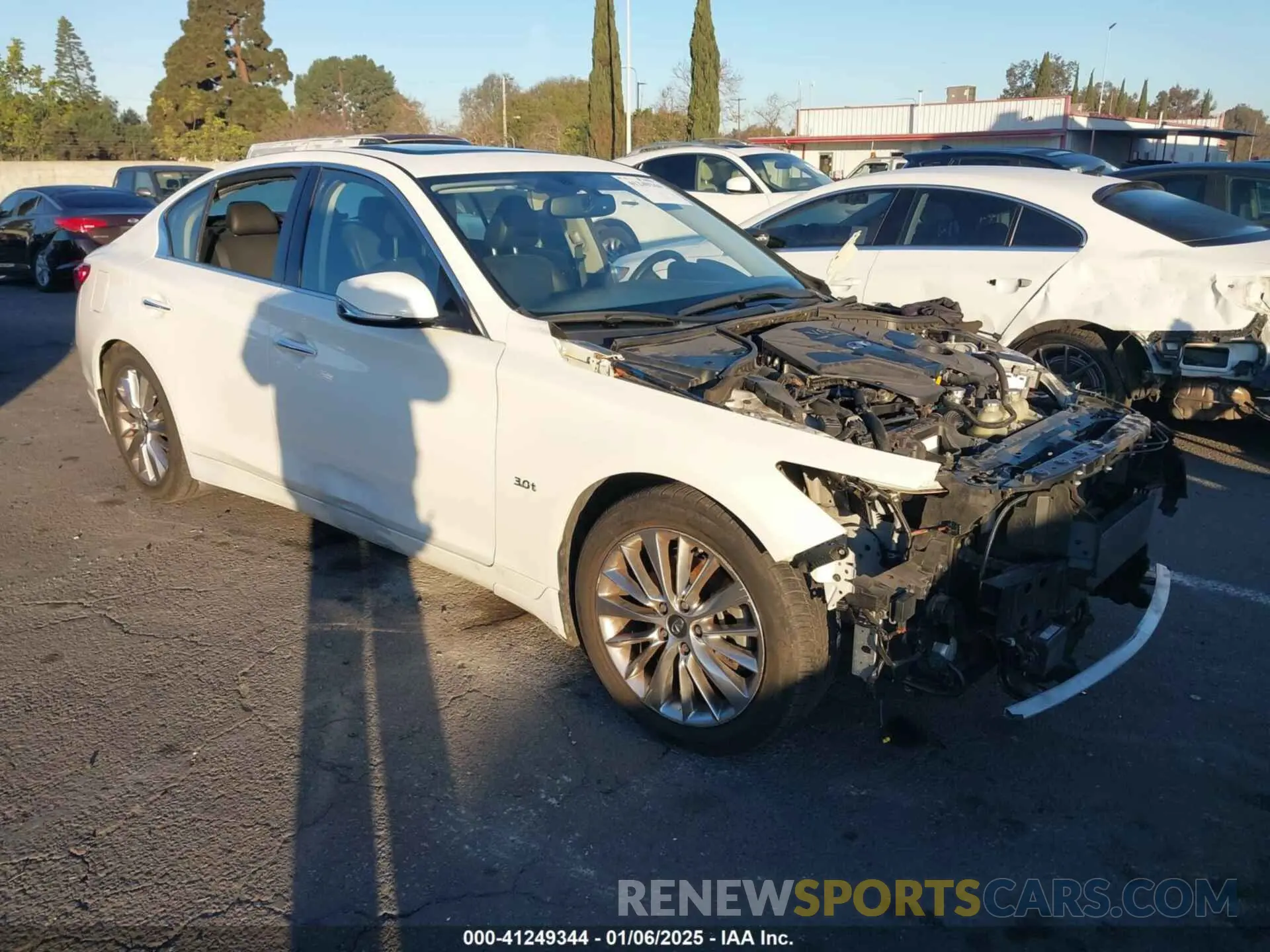1 fotografías del automóvil dañado JN1EV7AP1KM515034 INFINITI Q50 2019
