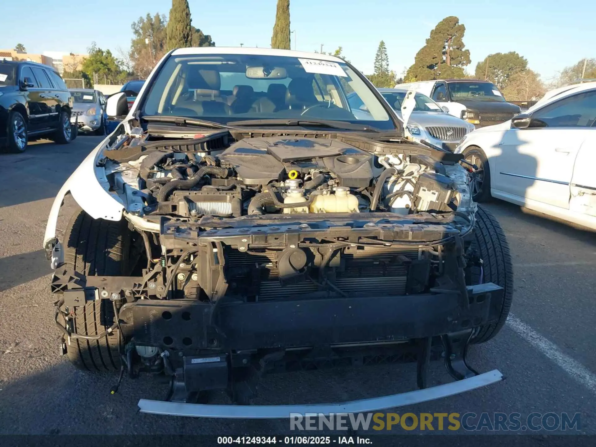 6 fotografías del automóvil dañado JN1EV7AP1KM515034 INFINITI Q50 2019
