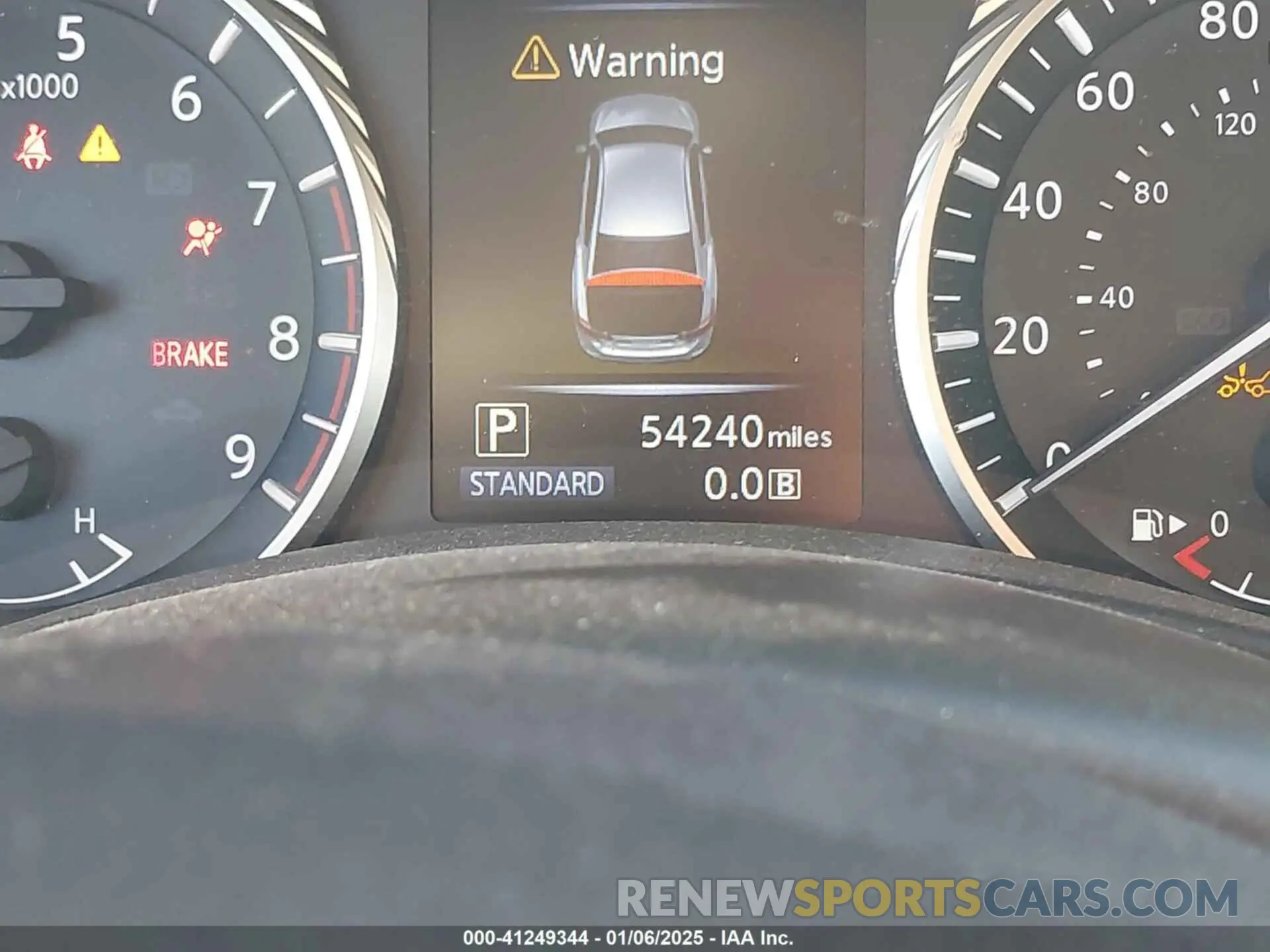 7 fotografías del automóvil dañado JN1EV7AP1KM515034 INFINITI Q50 2019
