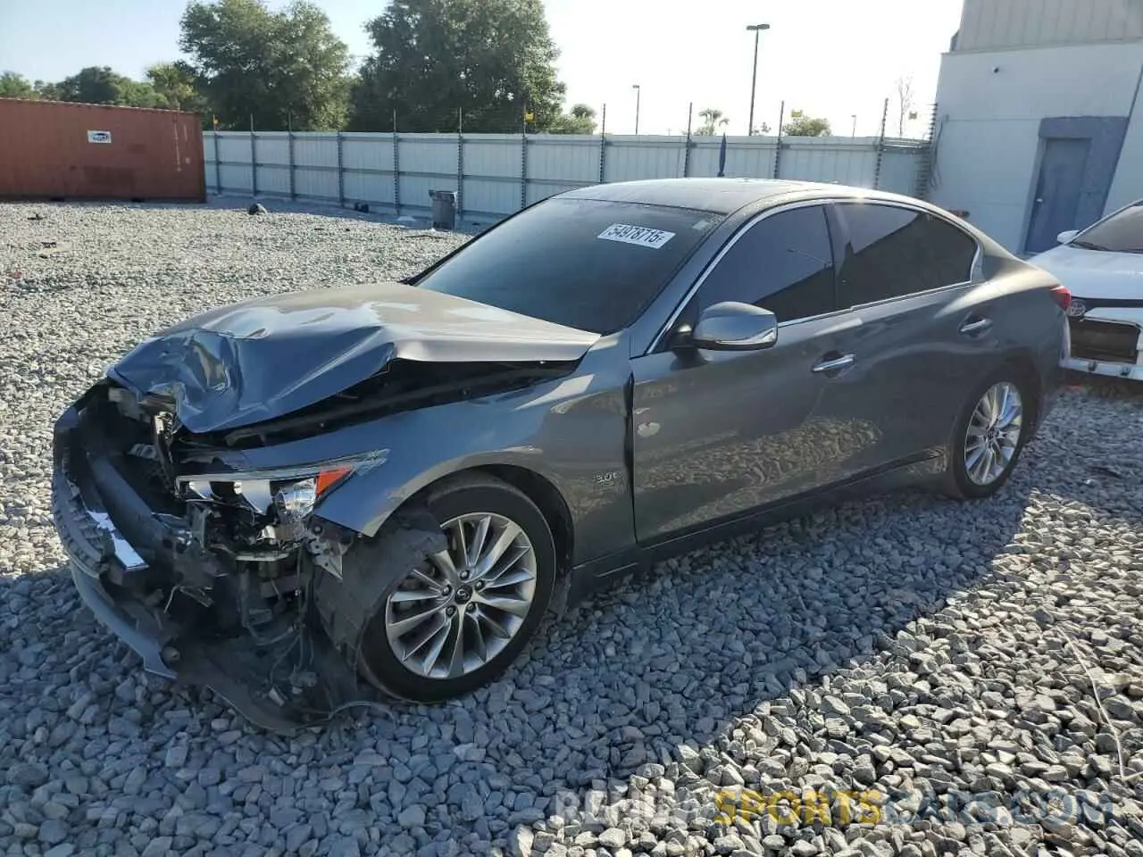 1 fotografías del automóvil dañado JN1EV7AP1KM516605 INFINITI Q50 2019