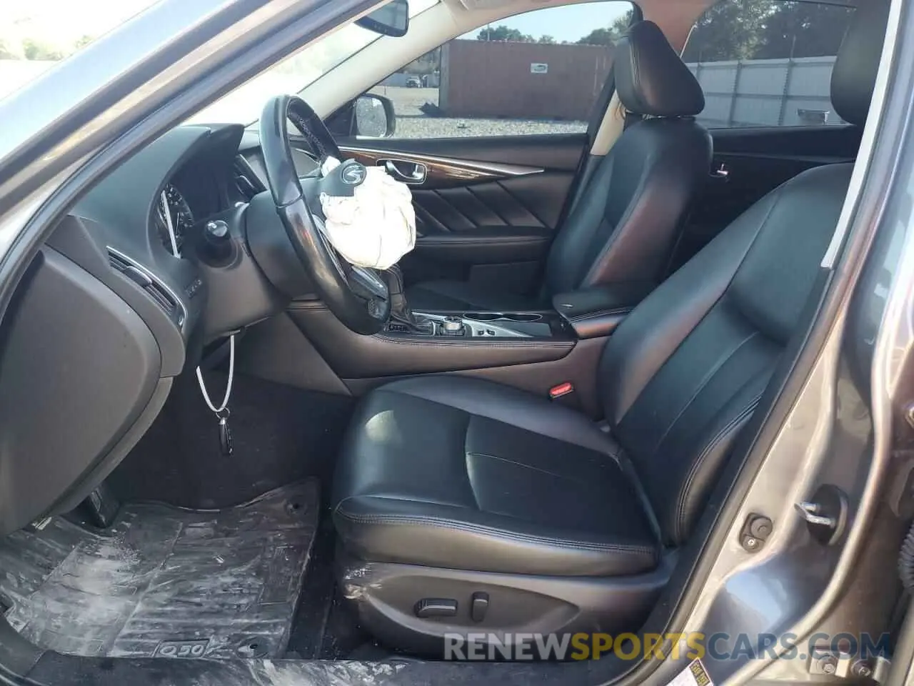 7 fotografías del automóvil dañado JN1EV7AP1KM516605 INFINITI Q50 2019