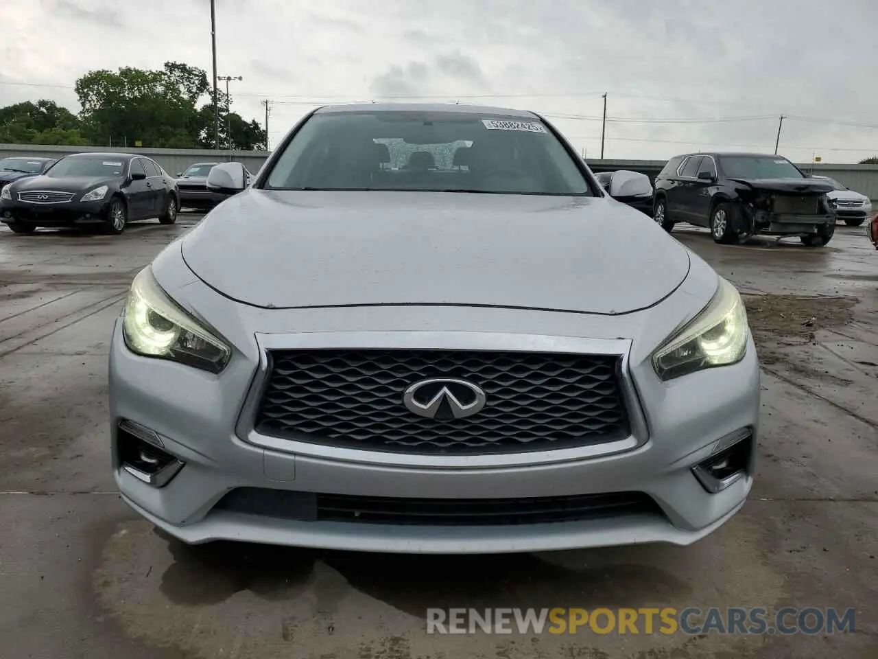 5 fotografías del automóvil dañado JN1EV7AP2KM511901 INFINITI Q50 2019