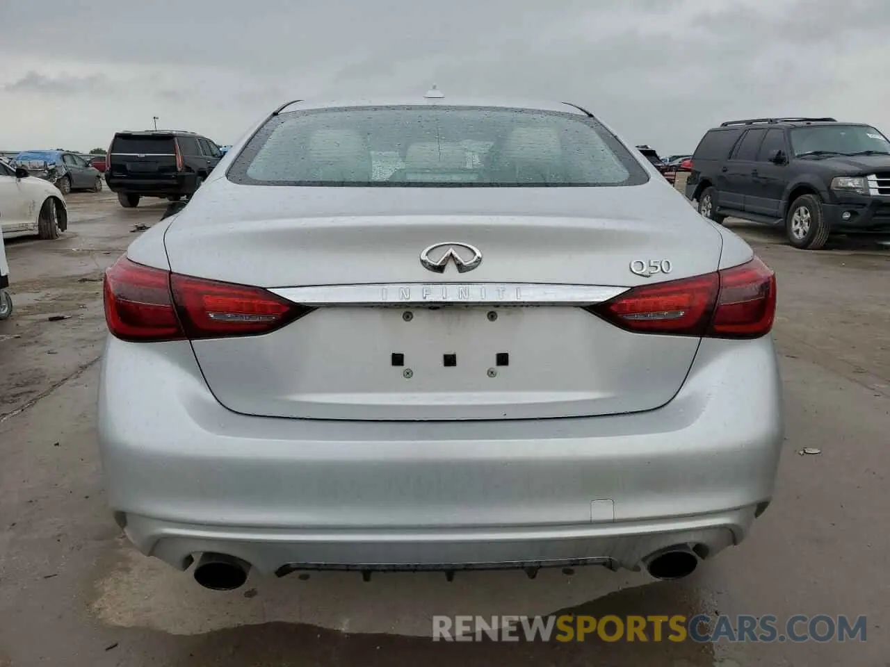 6 fotografías del automóvil dañado JN1EV7AP2KM511901 INFINITI Q50 2019