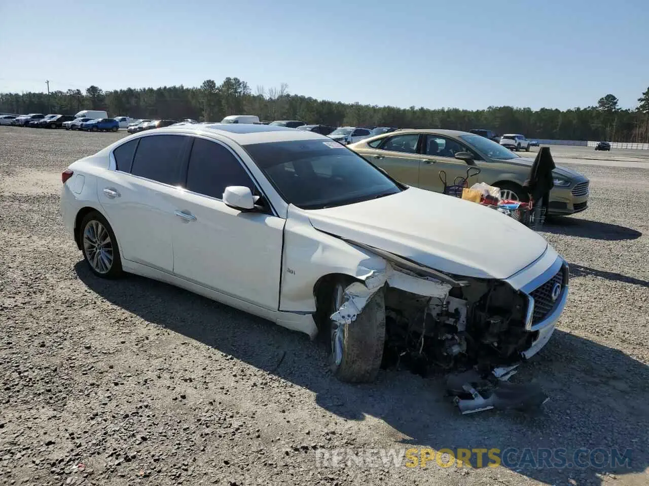 4 fotografías del automóvil dañado JN1EV7AP2KM518167 INFINITI Q50 2019