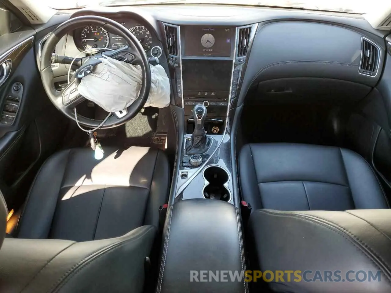 8 fotografías del automóvil dañado JN1EV7AP2KM518167 INFINITI Q50 2019