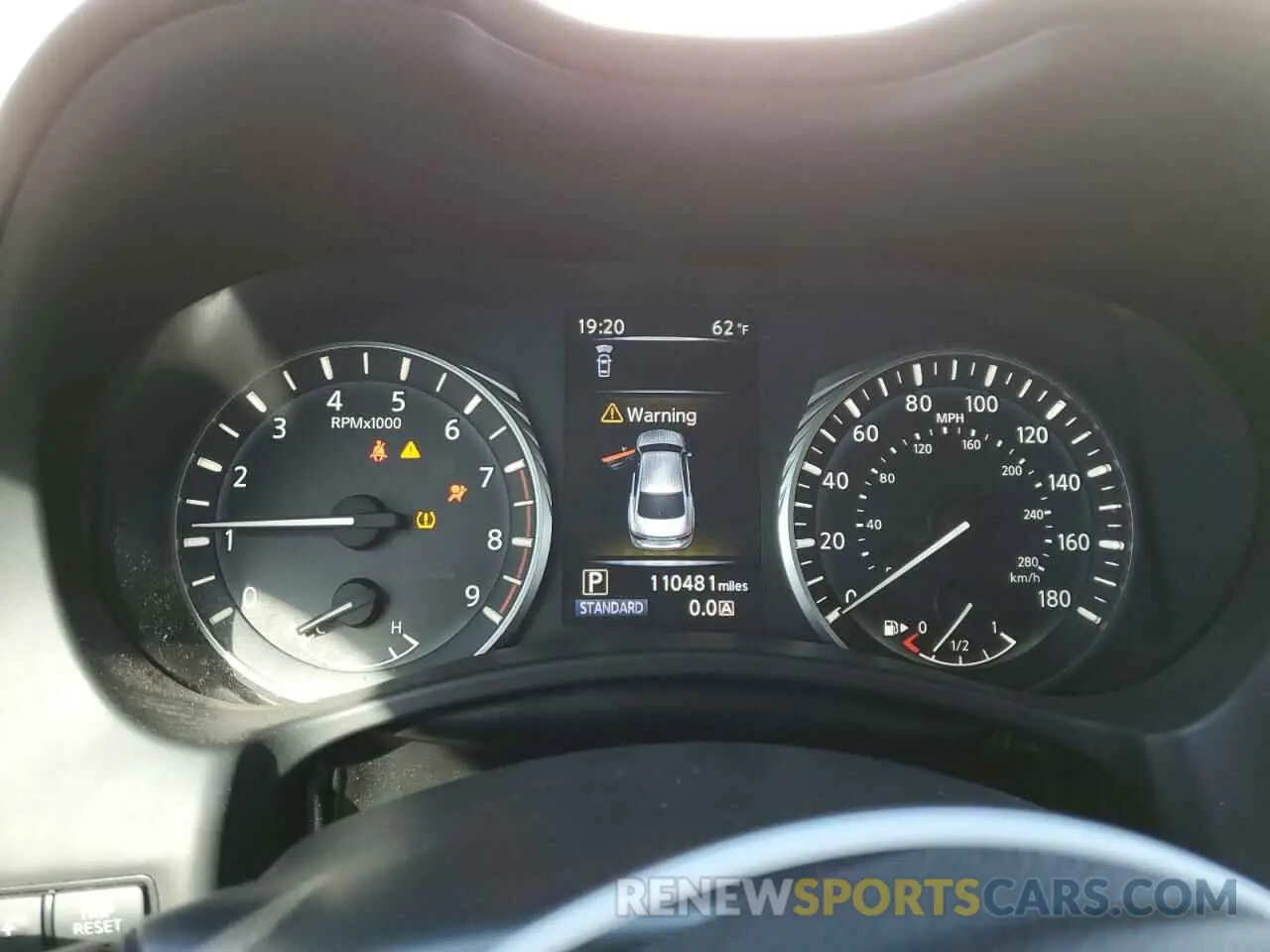 9 fotografías del automóvil dañado JN1EV7AP2KM518167 INFINITI Q50 2019