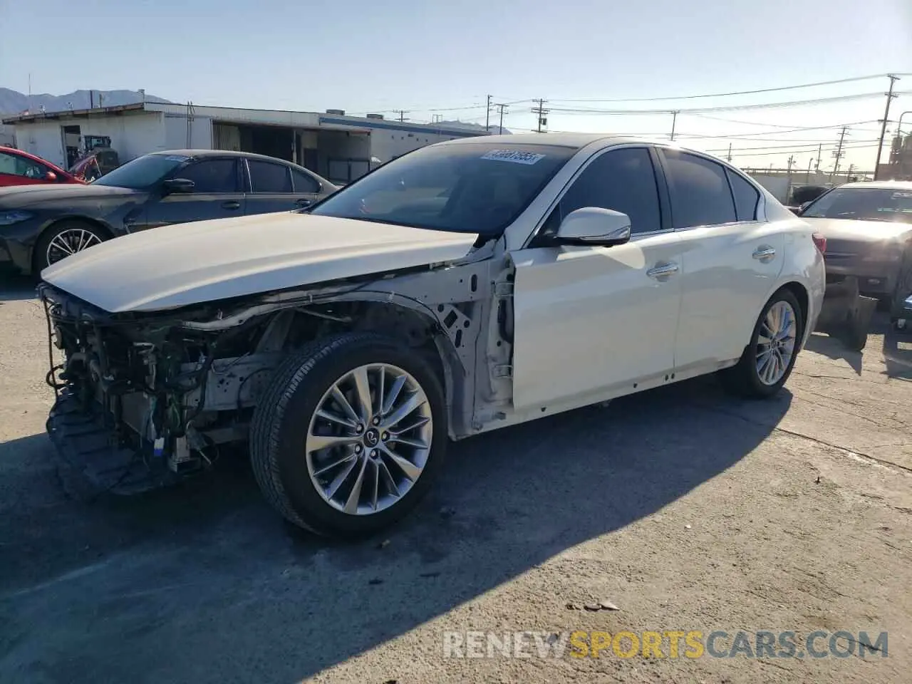 1 fotografías del automóvil dañado JN1EV7AP2KM518685 INFINITI Q50 2019