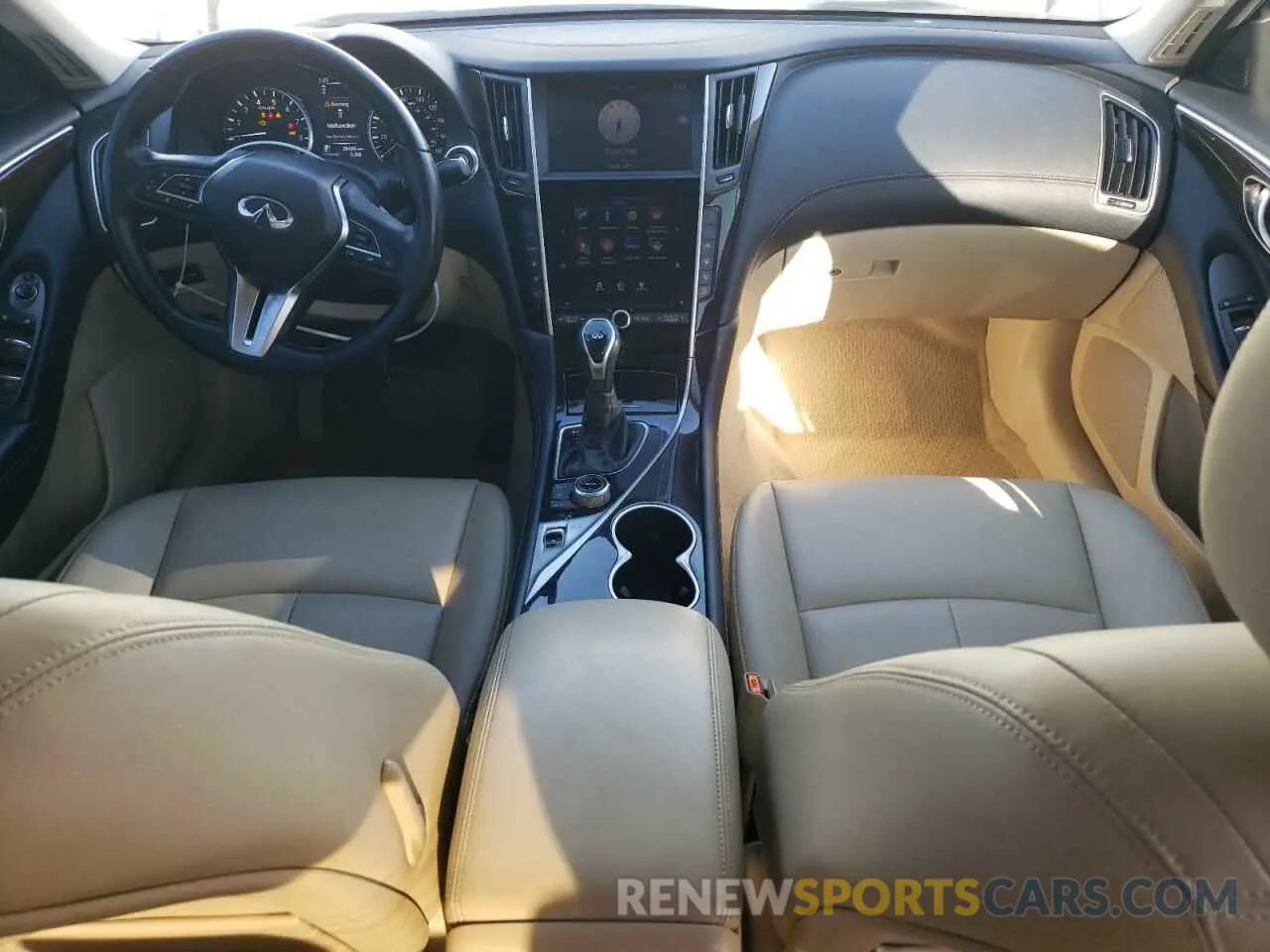 8 fotografías del automóvil dañado JN1EV7AP2KM518685 INFINITI Q50 2019
