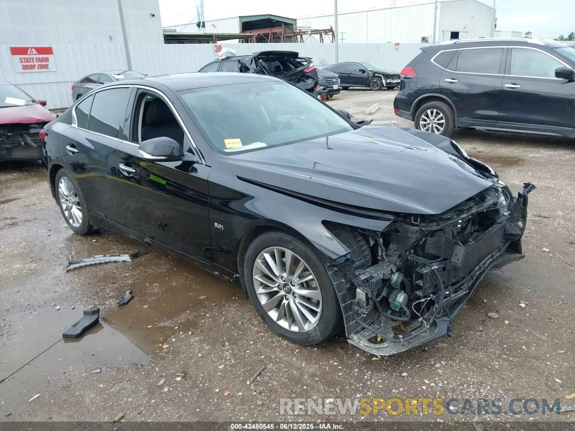 1 fotografías del automóvil dañado JN1EV7AP2KM541559 INFINITI Q50 2019