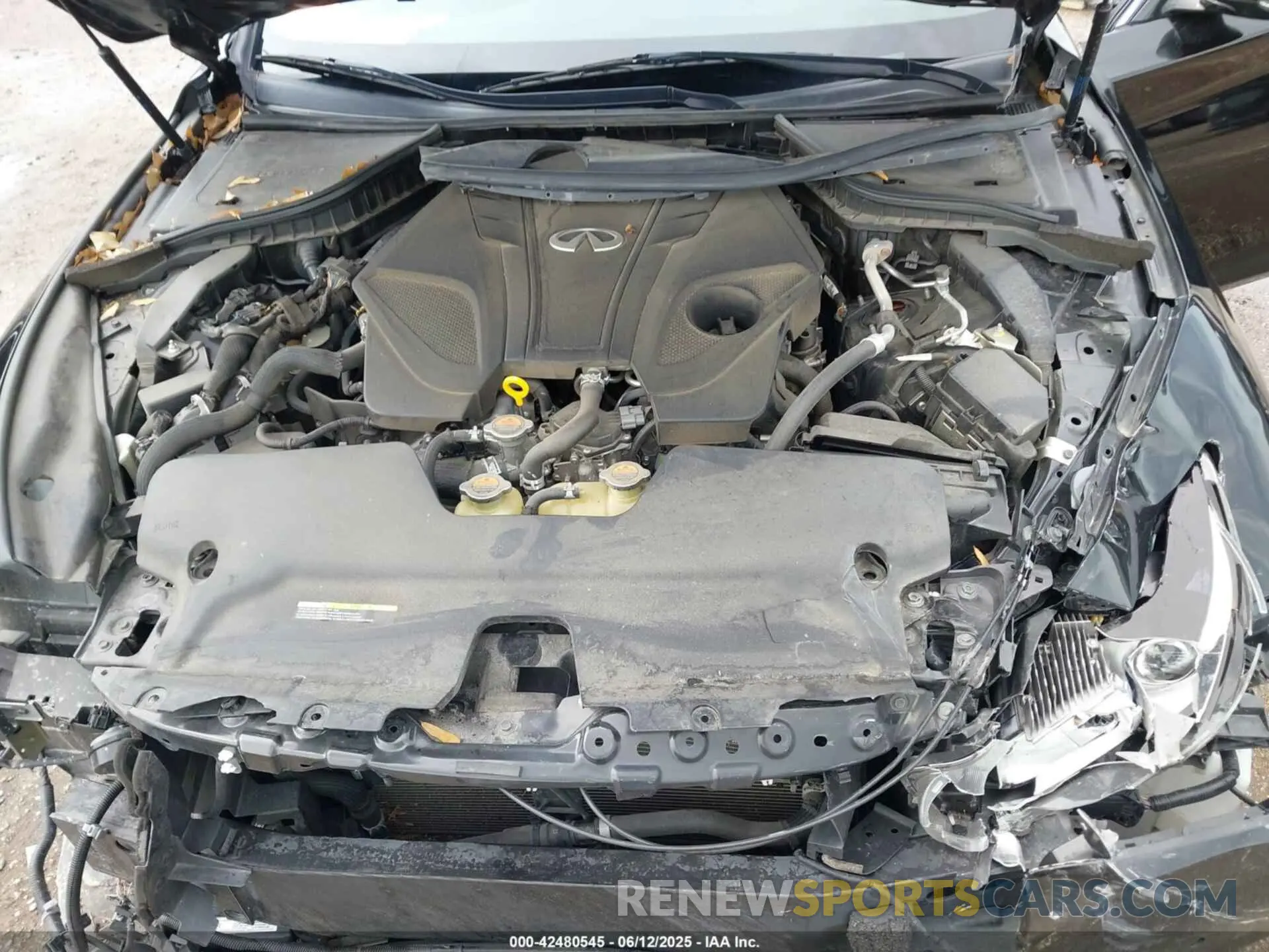 10 fotografías del automóvil dañado JN1EV7AP2KM541559 INFINITI Q50 2019