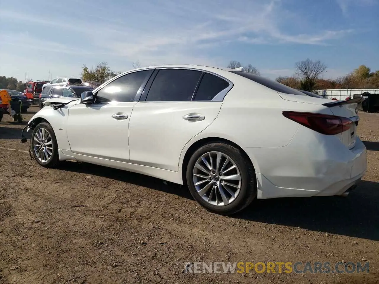 2 fotografías del automóvil dañado JN1EV7AP3KM515083 INFINITI Q50 2019