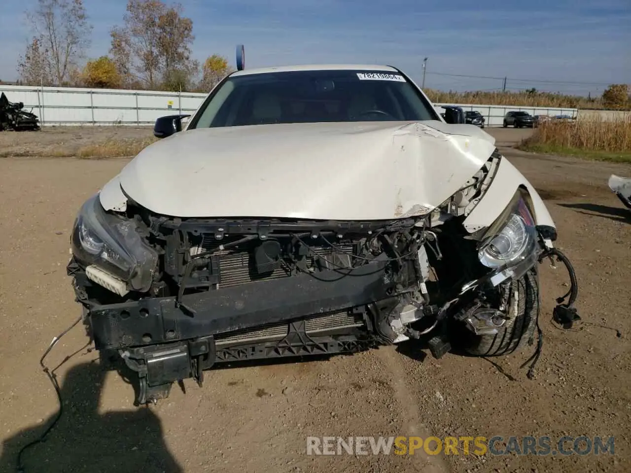 5 fotografías del automóvil dañado JN1EV7AP3KM515083 INFINITI Q50 2019
