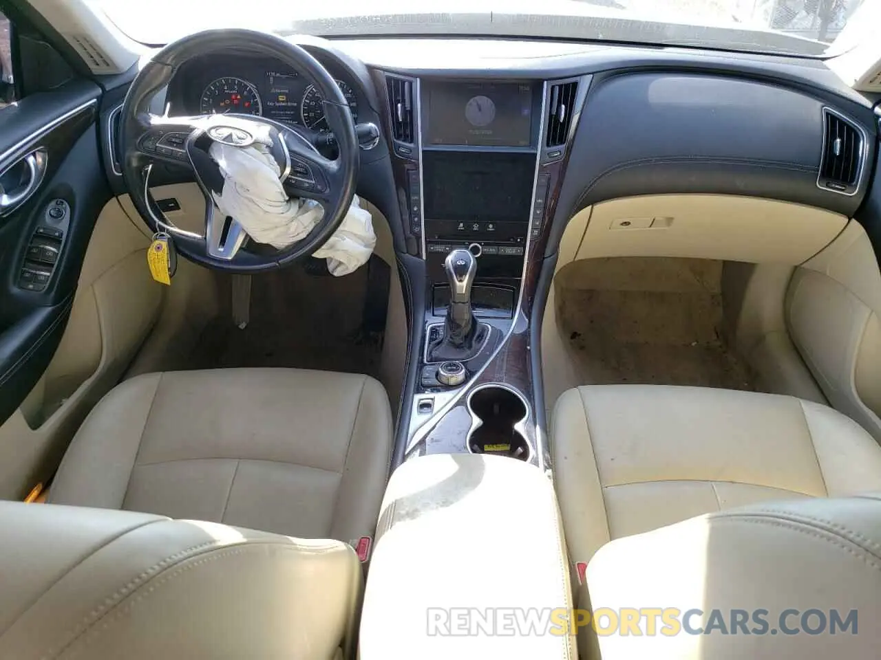 8 fotografías del automóvil dañado JN1EV7AP3KM515083 INFINITI Q50 2019