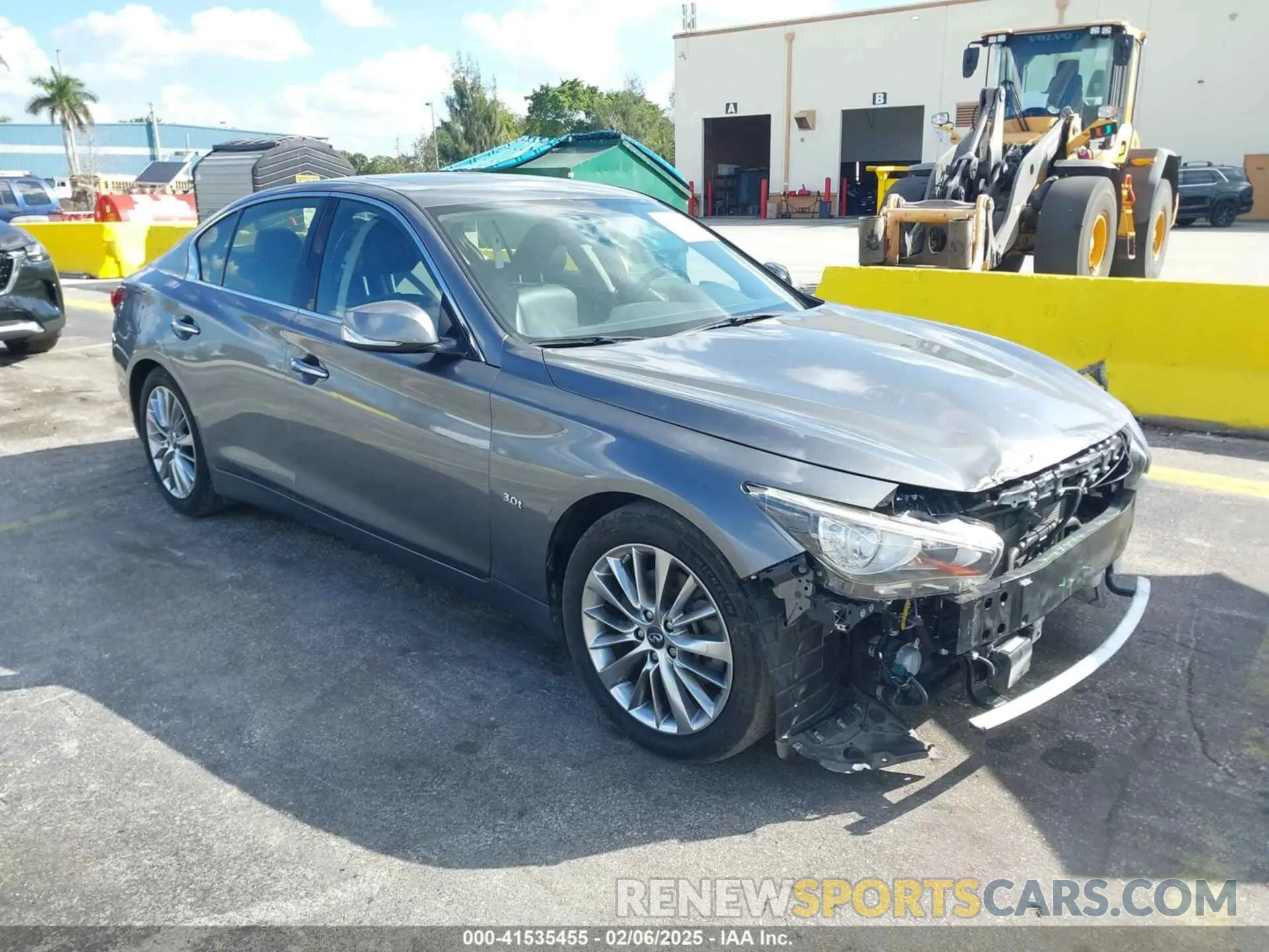 1 fotografías del automóvil dañado JN1EV7AP3KM515617 INFINITI Q50 2019