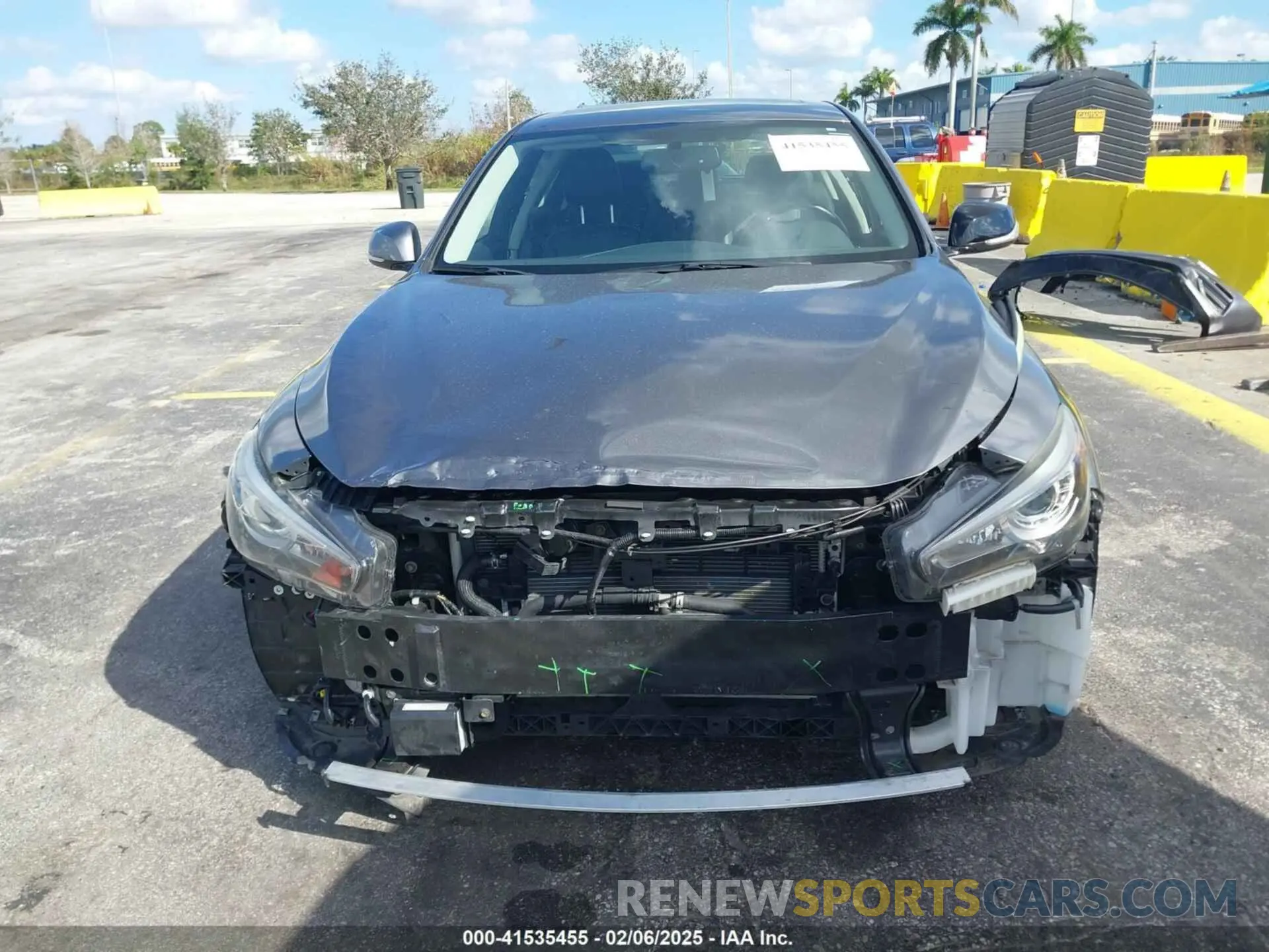 6 fotografías del automóvil dañado JN1EV7AP3KM515617 INFINITI Q50 2019
