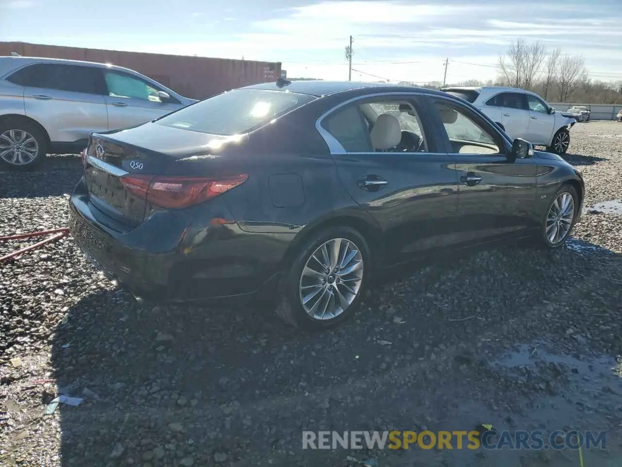 3 fotografías del automóvil dañado JN1EV7AP3KM516525 INFINITI Q50 2019