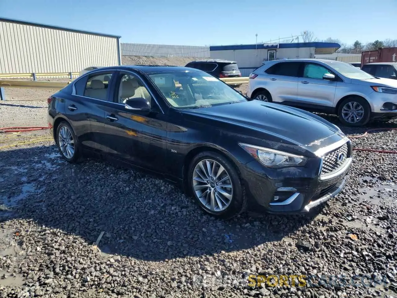 4 fotografías del automóvil dañado JN1EV7AP3KM516525 INFINITI Q50 2019