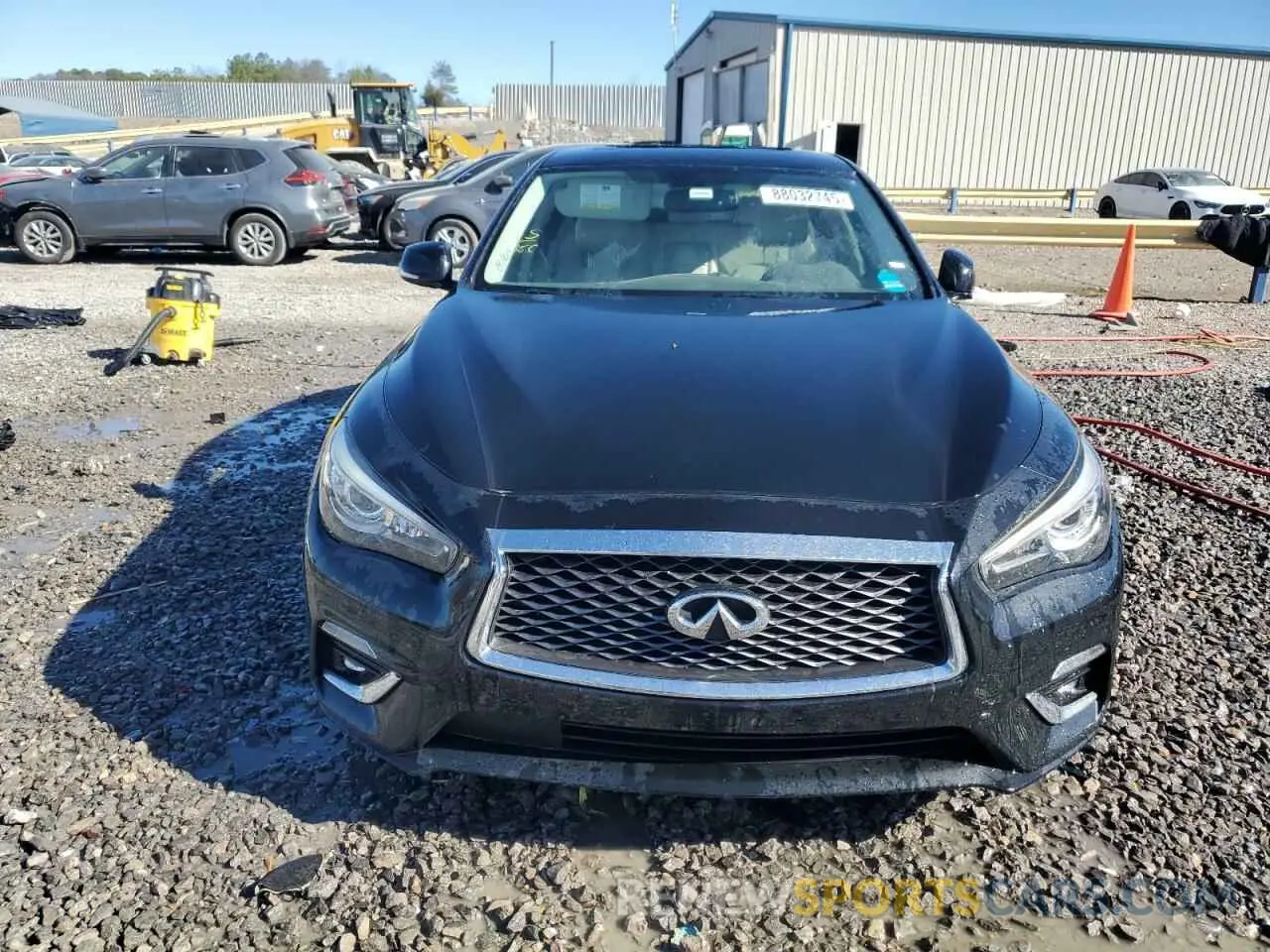 5 fotografías del automóvil dañado JN1EV7AP3KM516525 INFINITI Q50 2019