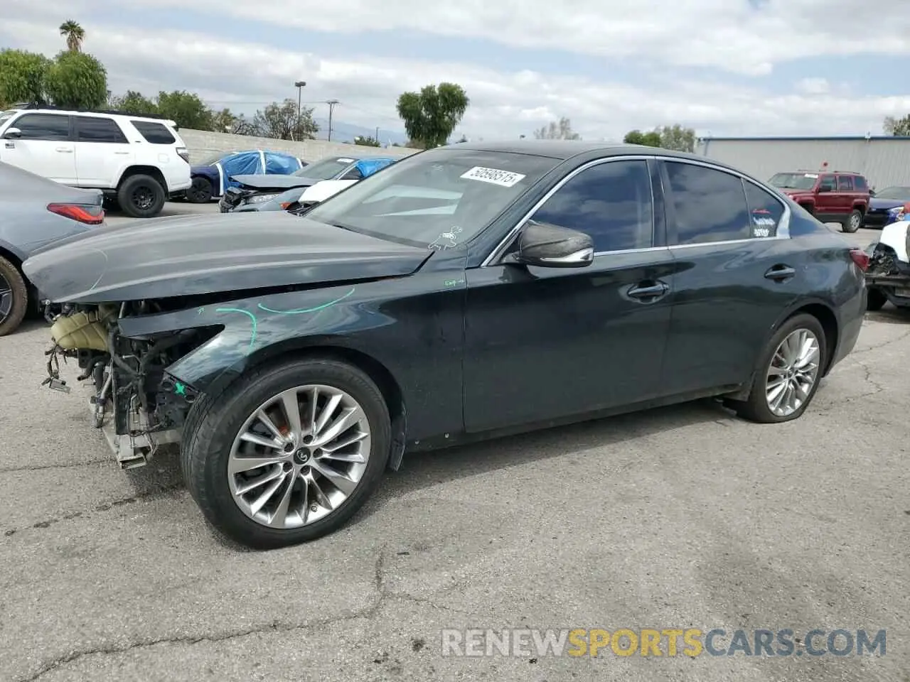 1 fotografías del automóvil dañado JN1EV7AP3KM516931 INFINITI Q50 2019
