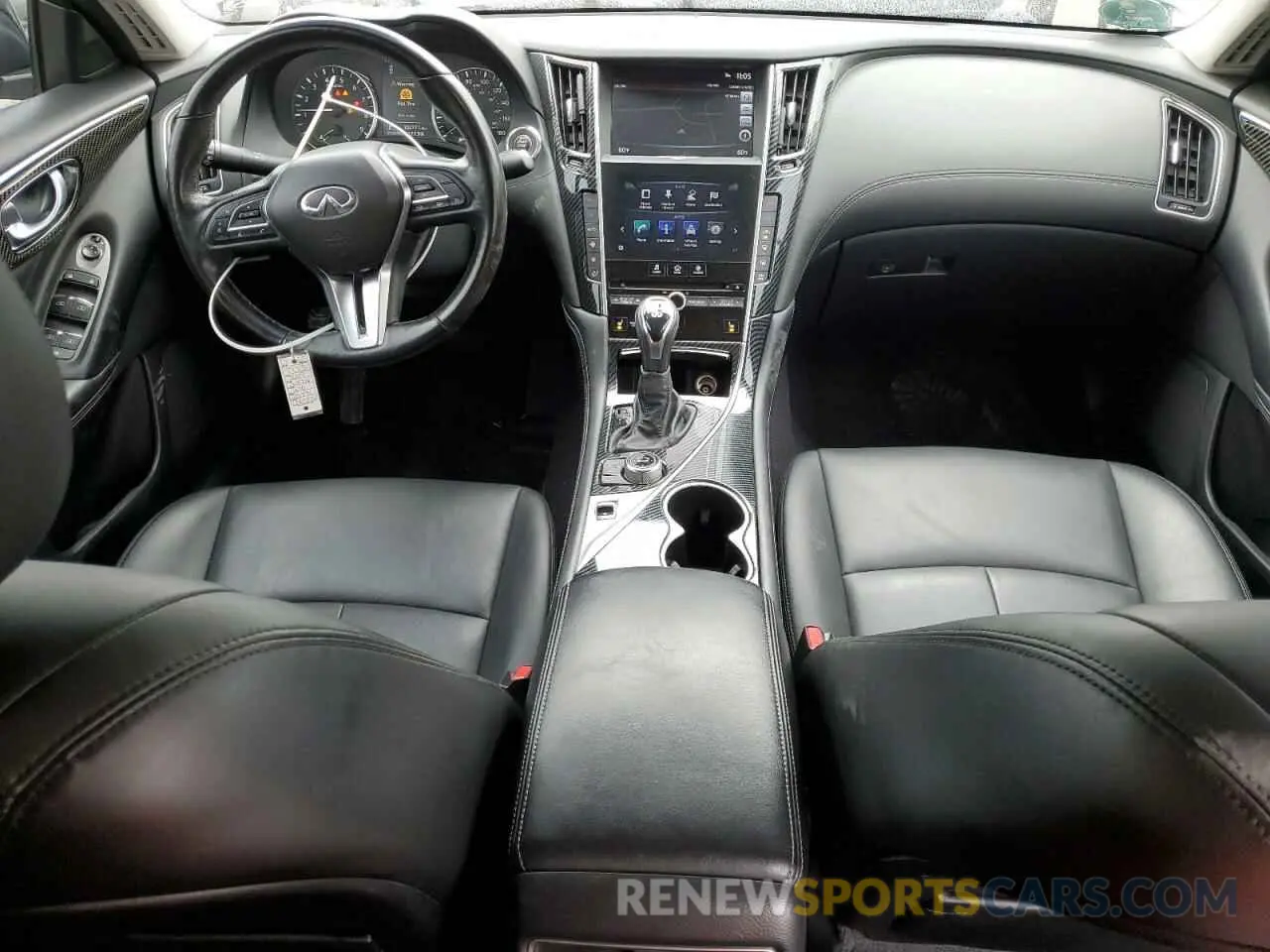 8 fotografías del automóvil dañado JN1EV7AP3KM516931 INFINITI Q50 2019