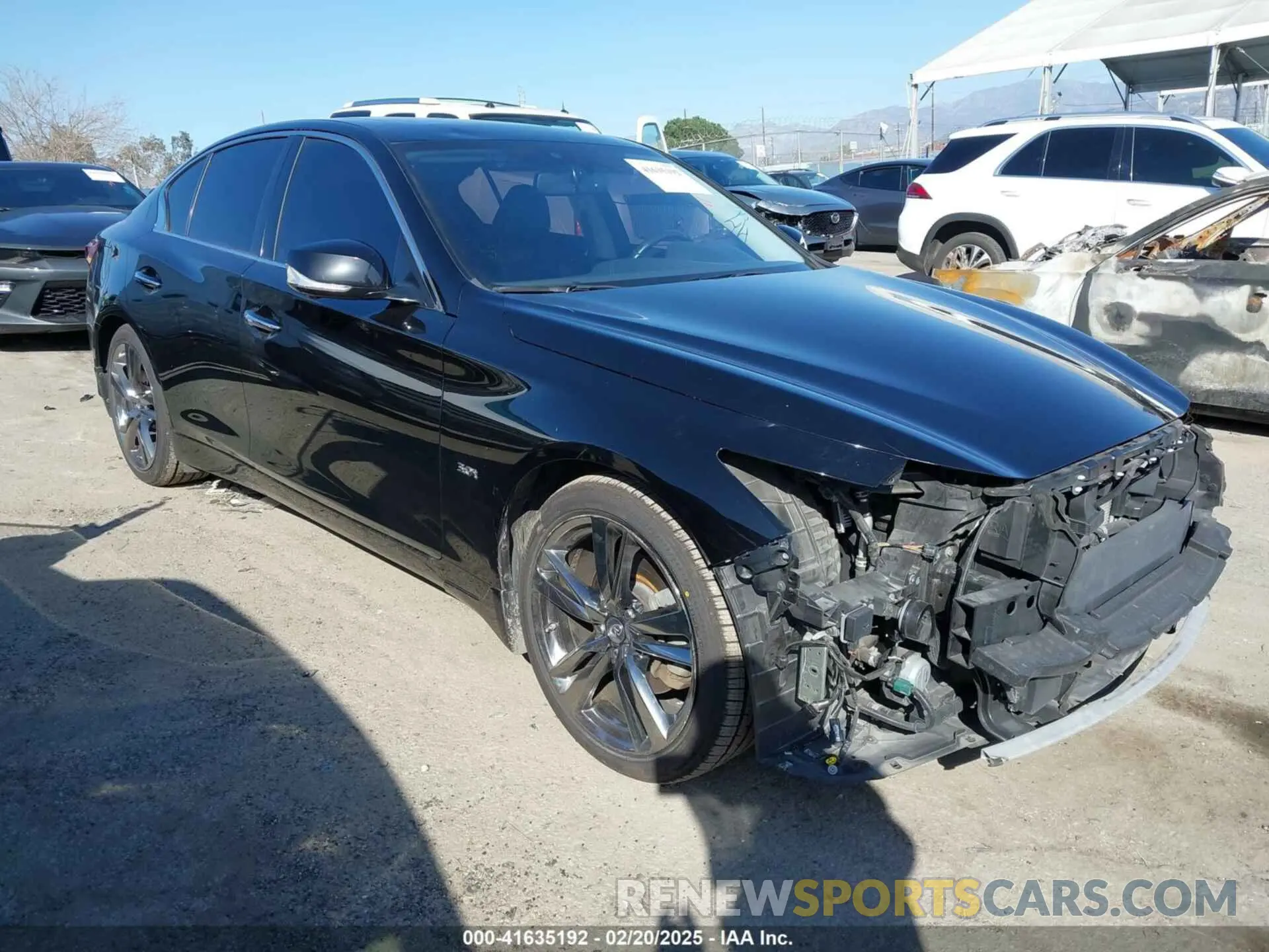 1 fotografías del automóvil dañado JN1EV7AP3KM540937 INFINITI Q50 2019