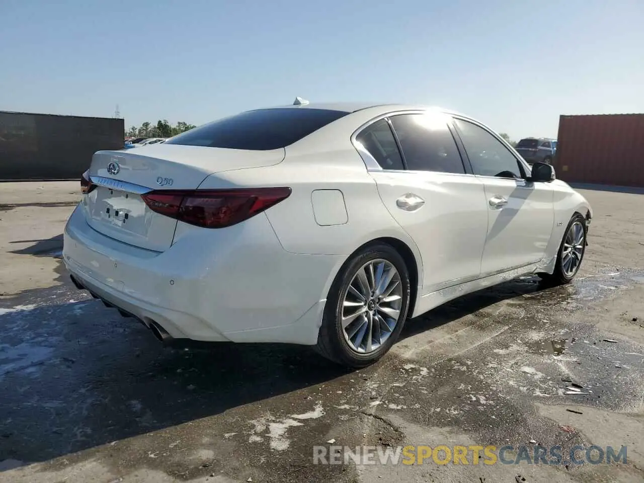 3 fotografías del automóvil dañado JN1EV7AP3KM541621 INFINITI Q50 2019