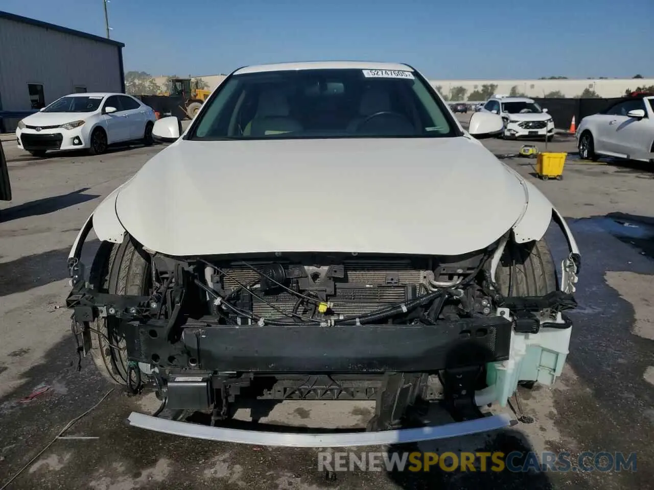 5 fotografías del automóvil dañado JN1EV7AP3KM541621 INFINITI Q50 2019