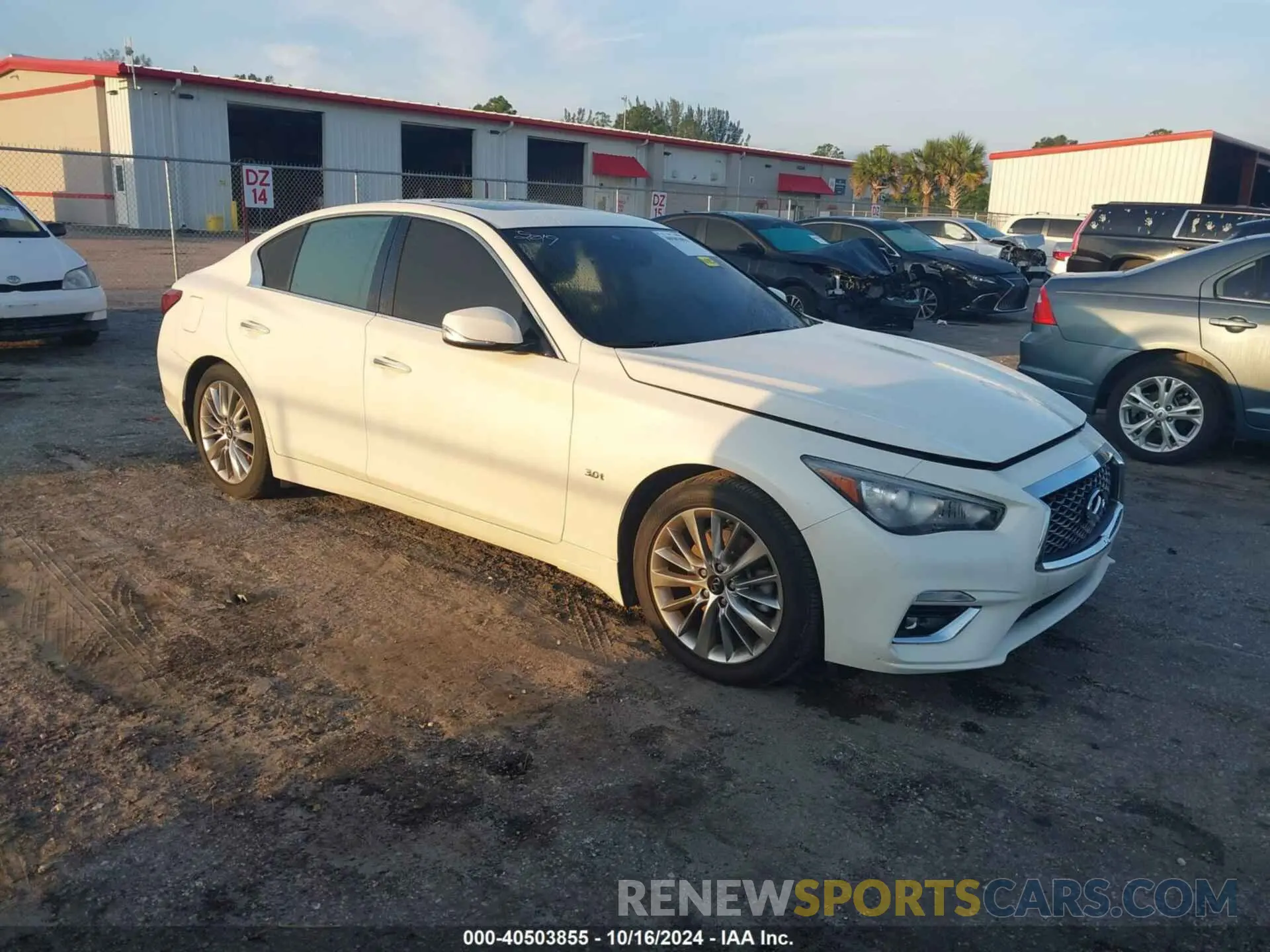 1 fotografías del automóvil dañado JN1EV7AP3KM543305 INFINITI Q50 2019