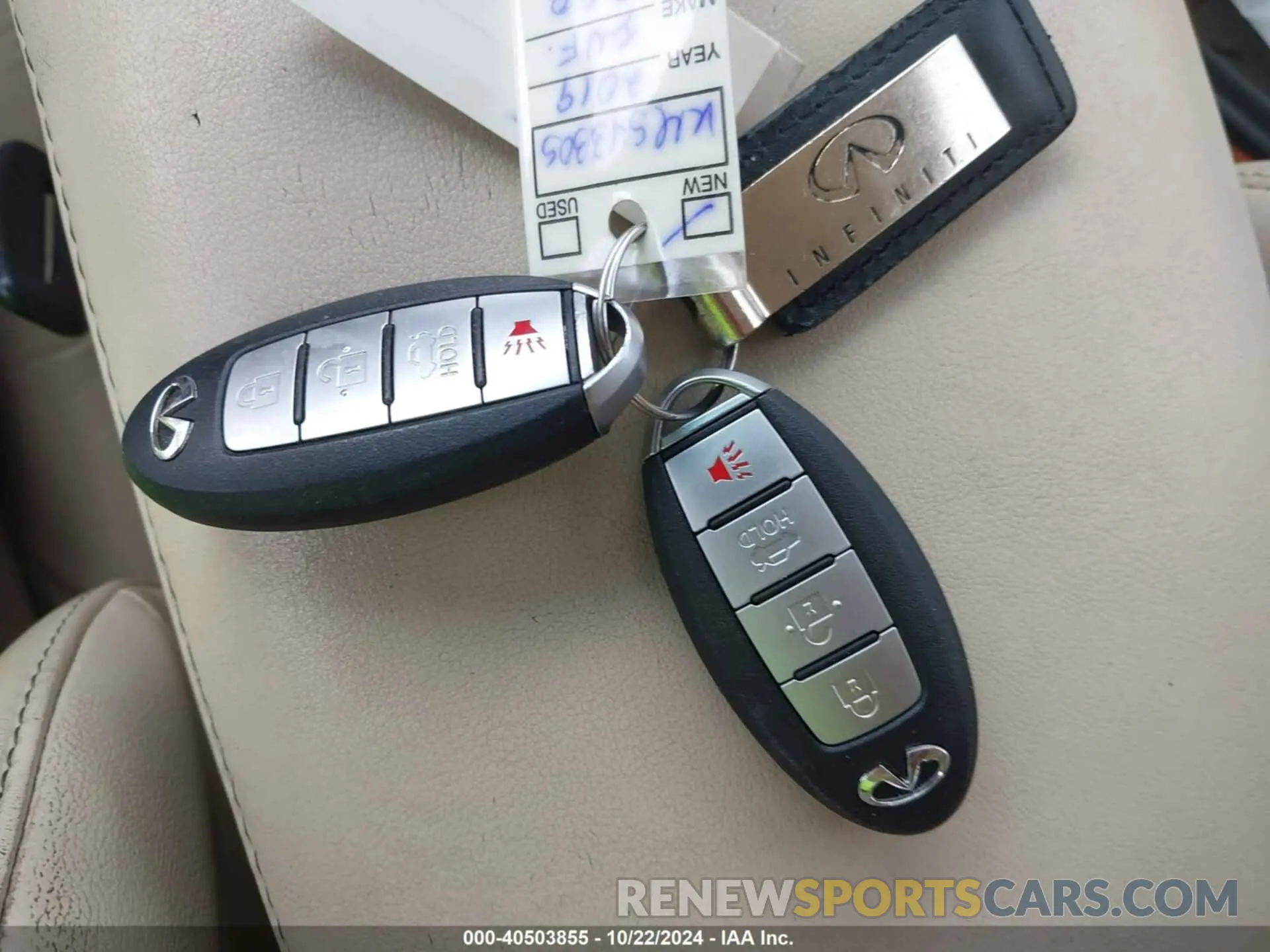 11 fotografías del automóvil dañado JN1EV7AP3KM543305 INFINITI Q50 2019