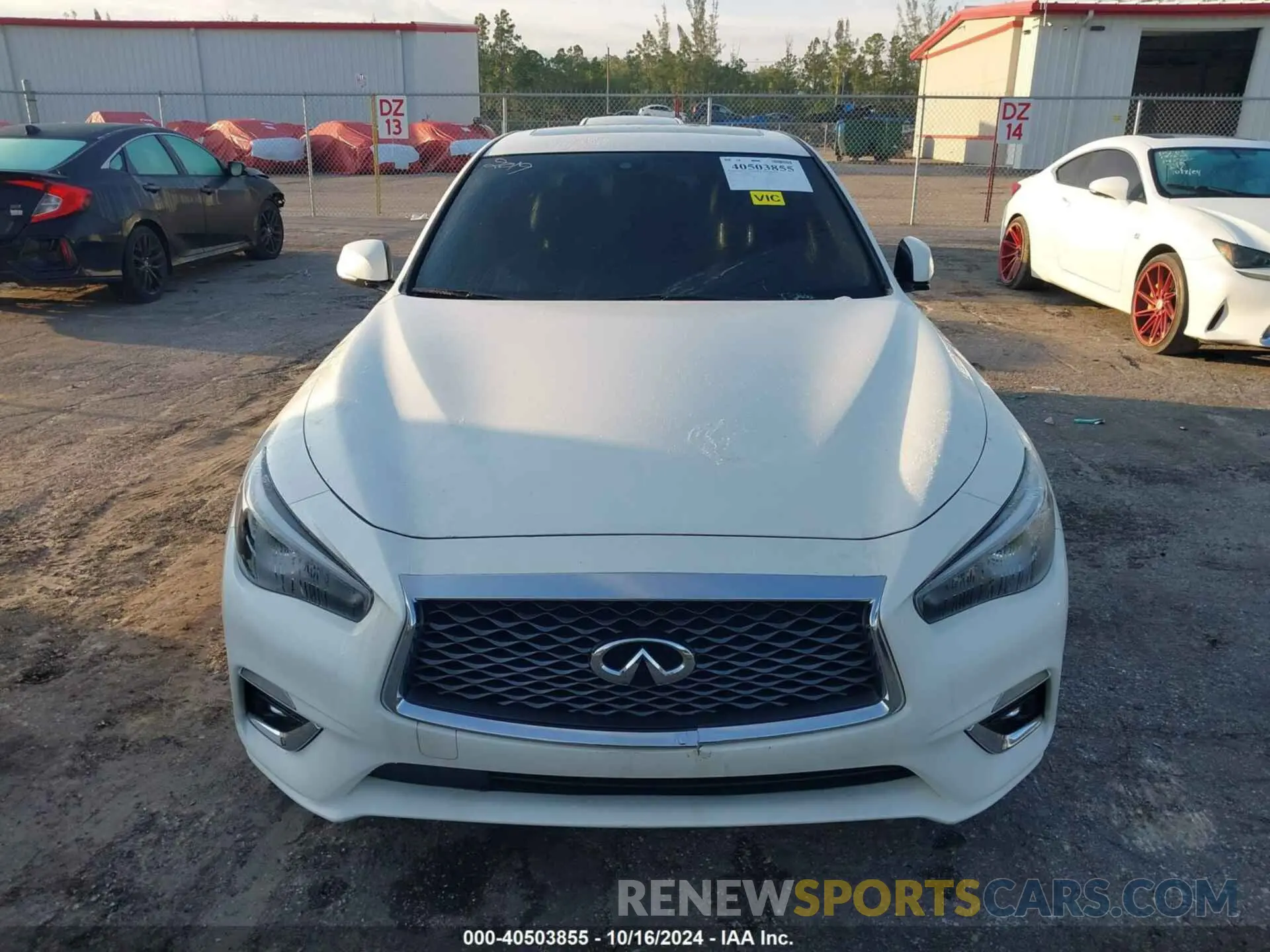 6 fotografías del automóvil dañado JN1EV7AP3KM543305 INFINITI Q50 2019