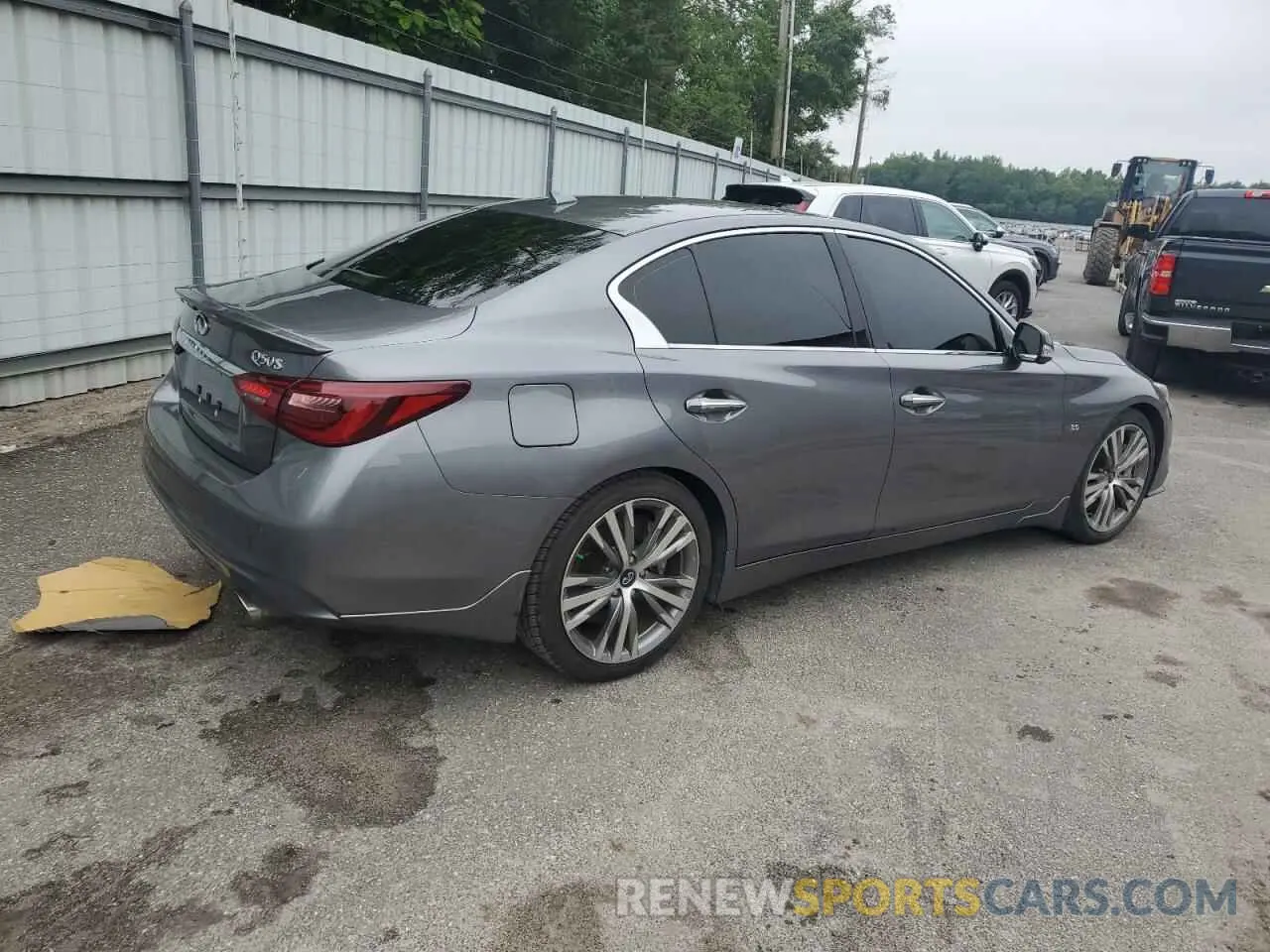3 fotografías del automóvil dañado JN1EV7AP4KM510586 INFINITI Q50 2019