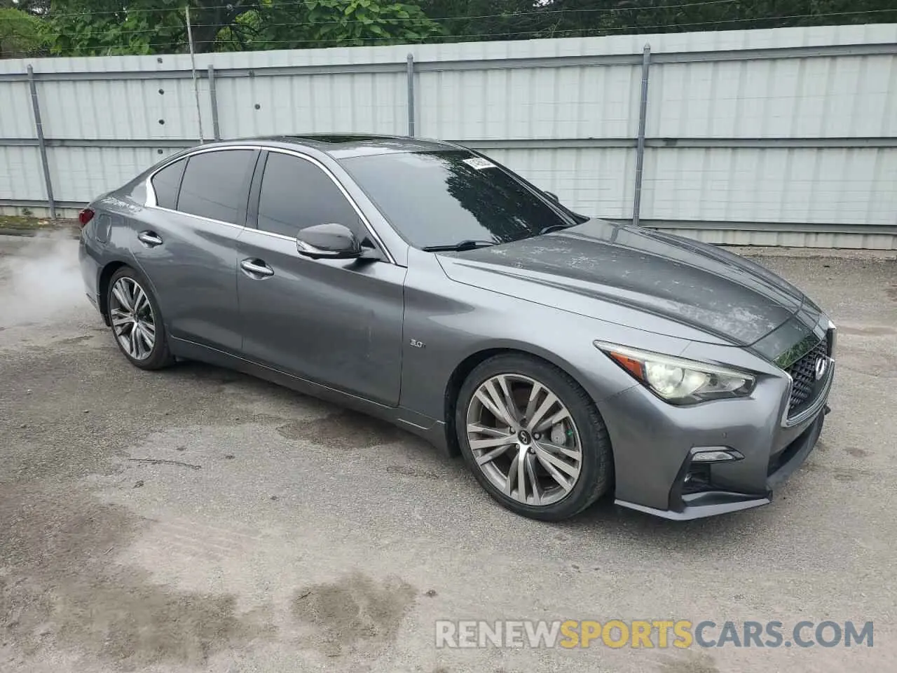 4 fotografías del automóvil dañado JN1EV7AP4KM510586 INFINITI Q50 2019