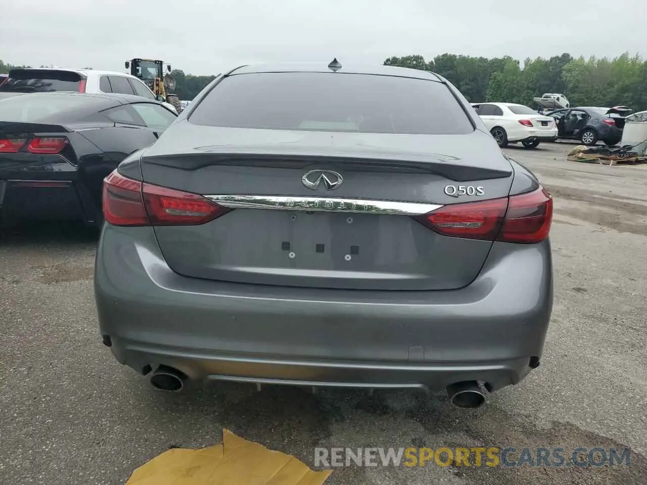 6 fotografías del automóvil dañado JN1EV7AP4KM510586 INFINITI Q50 2019