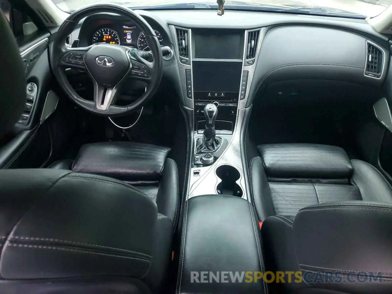 8 fotografías del automóvil dañado JN1EV7AP4KM510586 INFINITI Q50 2019