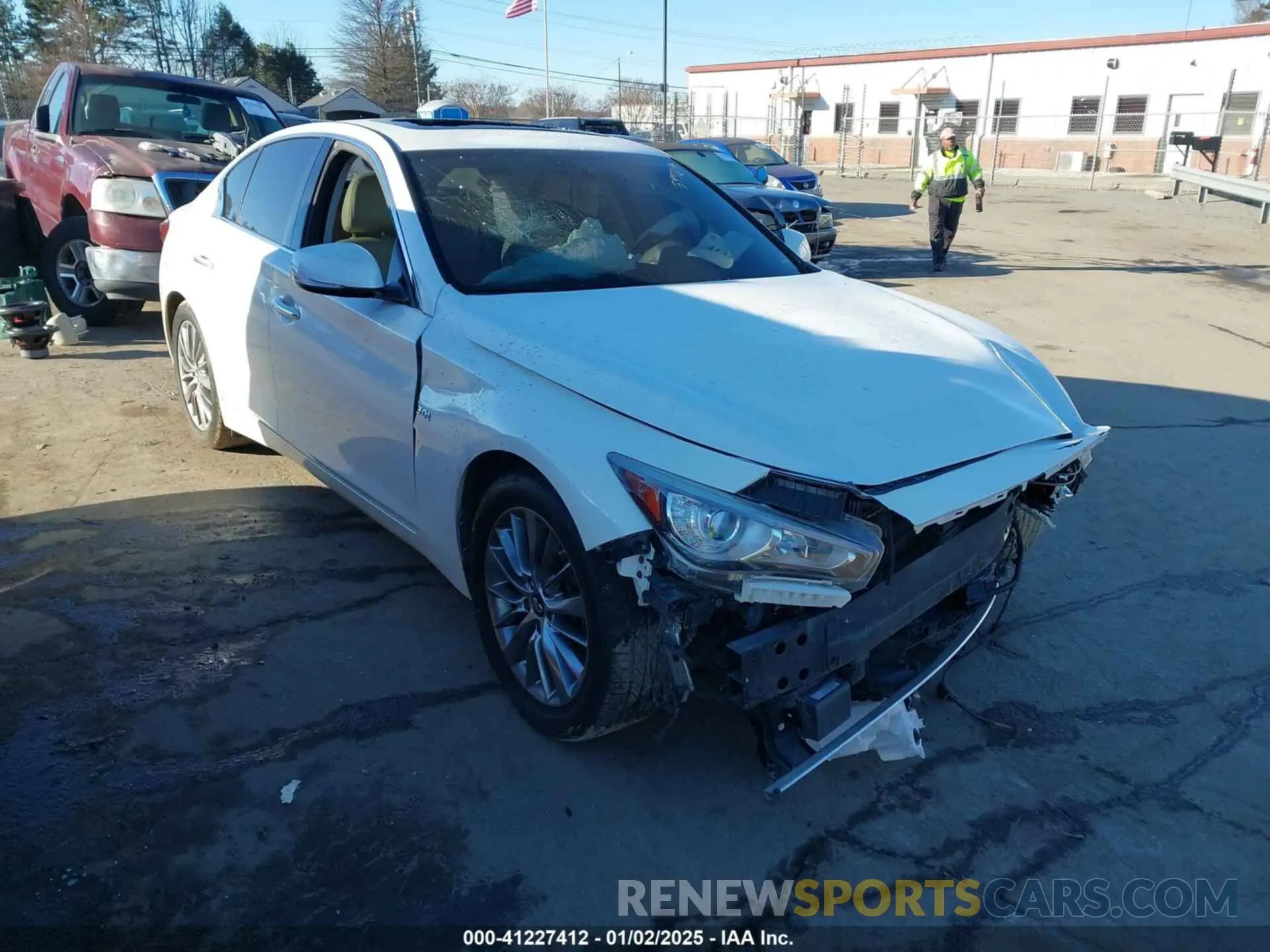 1 fotografías del automóvil dañado JN1EV7AP4KM510846 INFINITI Q50 2019