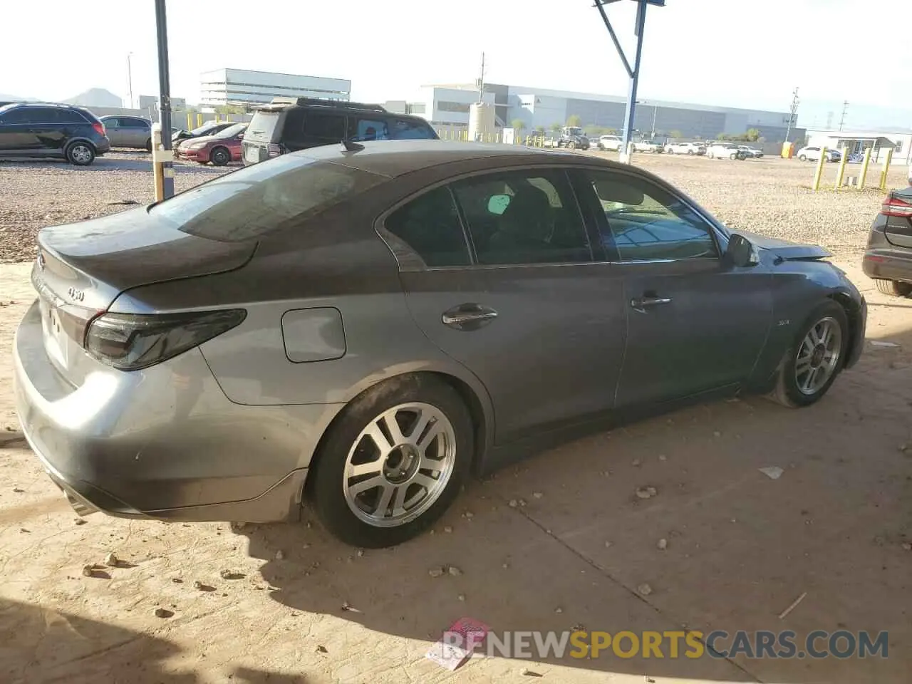 3 fotografías del automóvil dañado JN1EV7AP4KM515173 INFINITI Q50 2019
