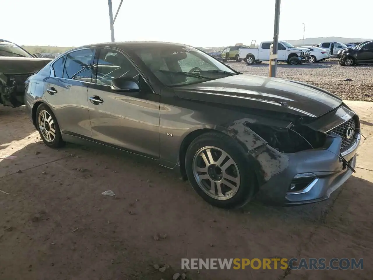 4 fotografías del automóvil dañado JN1EV7AP4KM515173 INFINITI Q50 2019