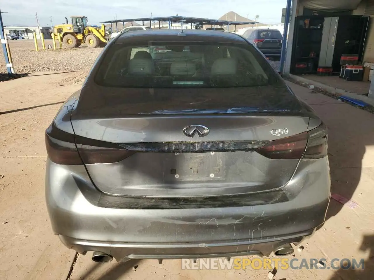 6 fotografías del automóvil dañado JN1EV7AP4KM515173 INFINITI Q50 2019