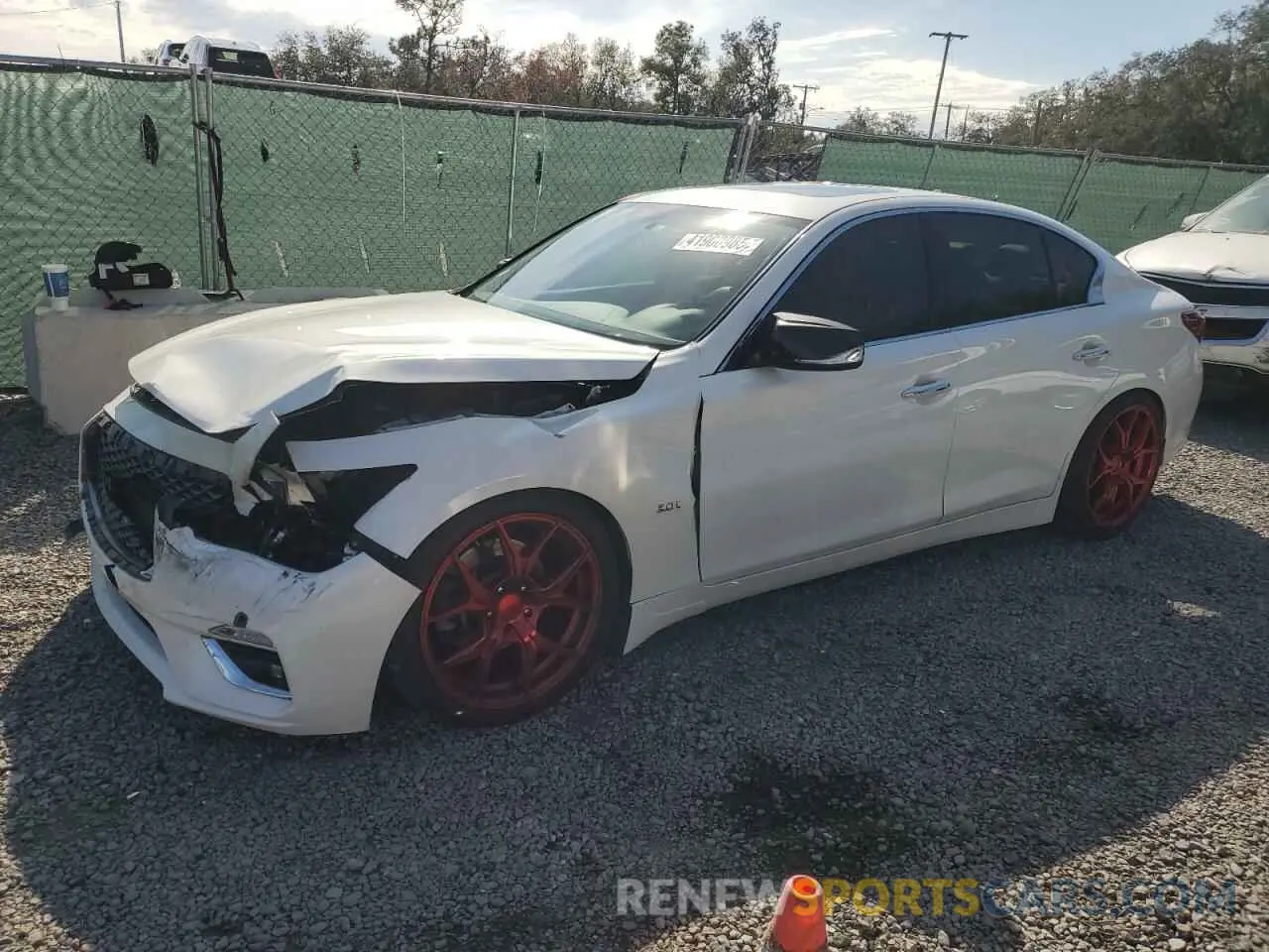 1 fotografías del automóvil dañado JN1EV7AP4KM541739 INFINITI Q50 2019