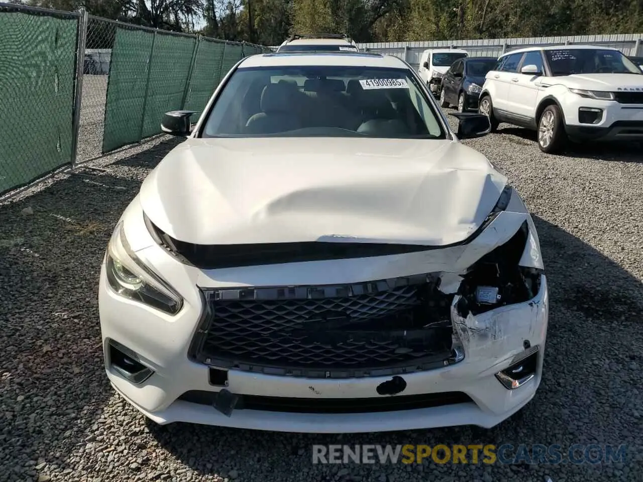 5 fotografías del automóvil dañado JN1EV7AP4KM541739 INFINITI Q50 2019