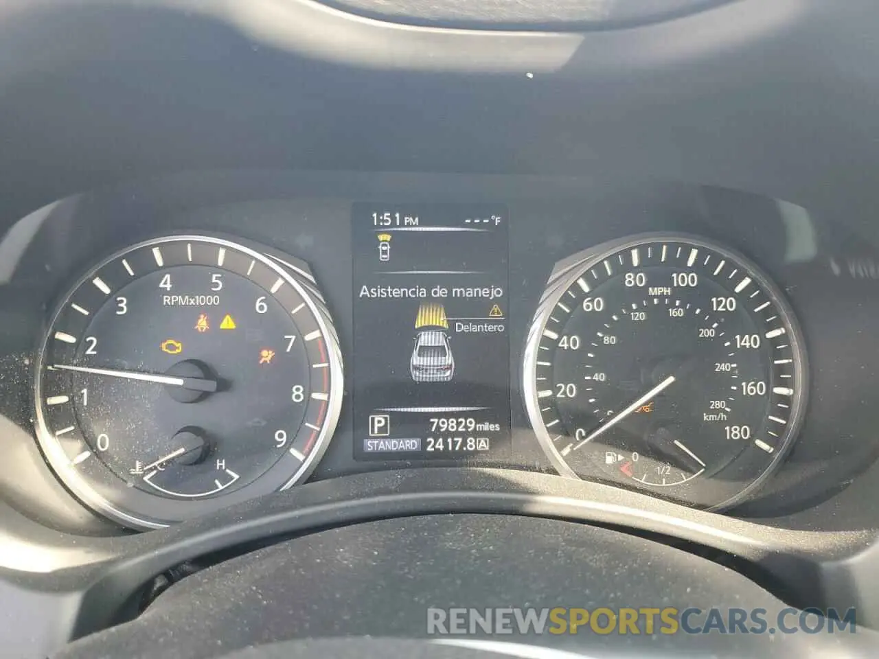 9 fotografías del automóvil dañado JN1EV7AP4KM541739 INFINITI Q50 2019