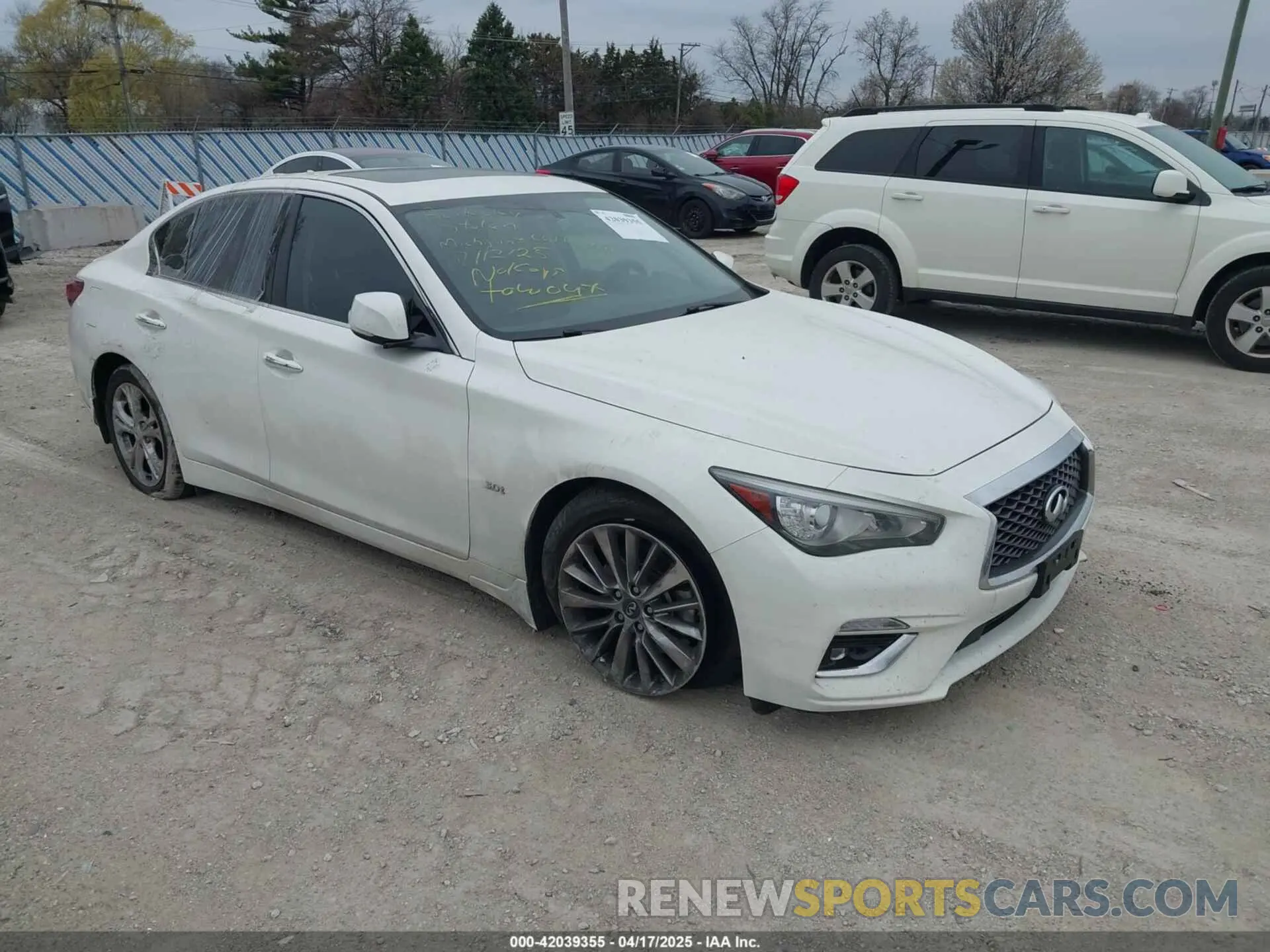 1 fotografías del automóvil dañado JN1EV7AP5KM512511 INFINITI Q50 2019