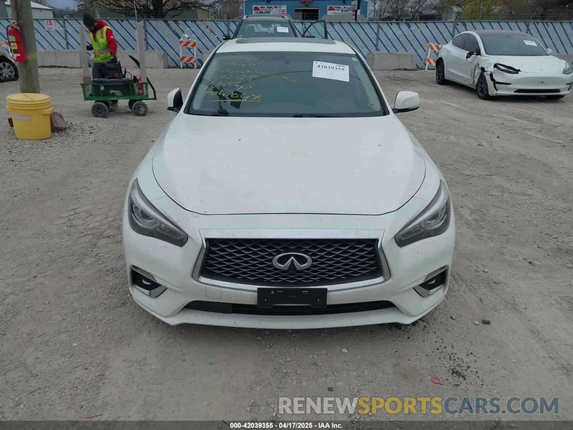 11 fotografías del automóvil dañado JN1EV7AP5KM512511 INFINITI Q50 2019