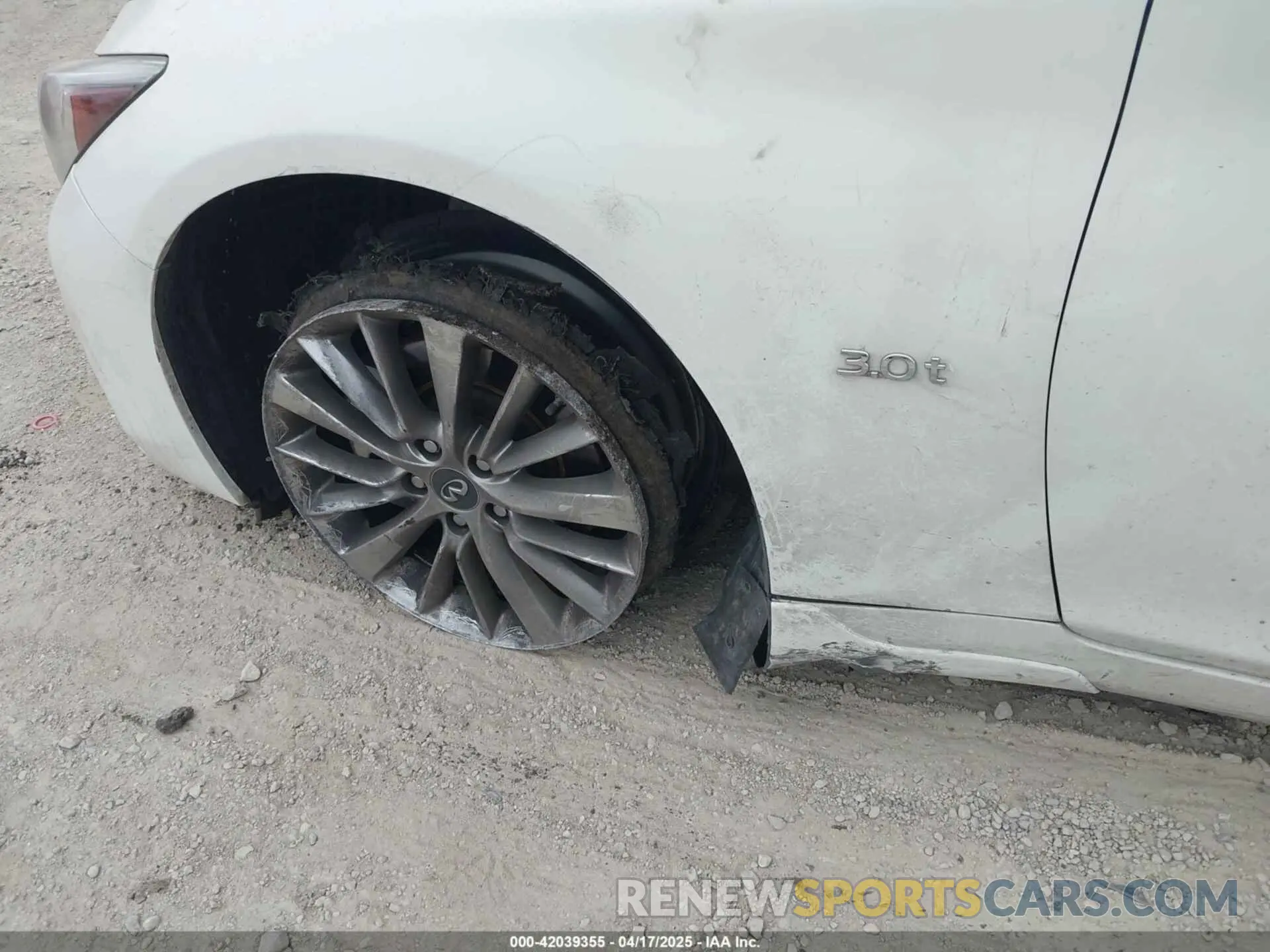 6 fotografías del automóvil dañado JN1EV7AP5KM512511 INFINITI Q50 2019