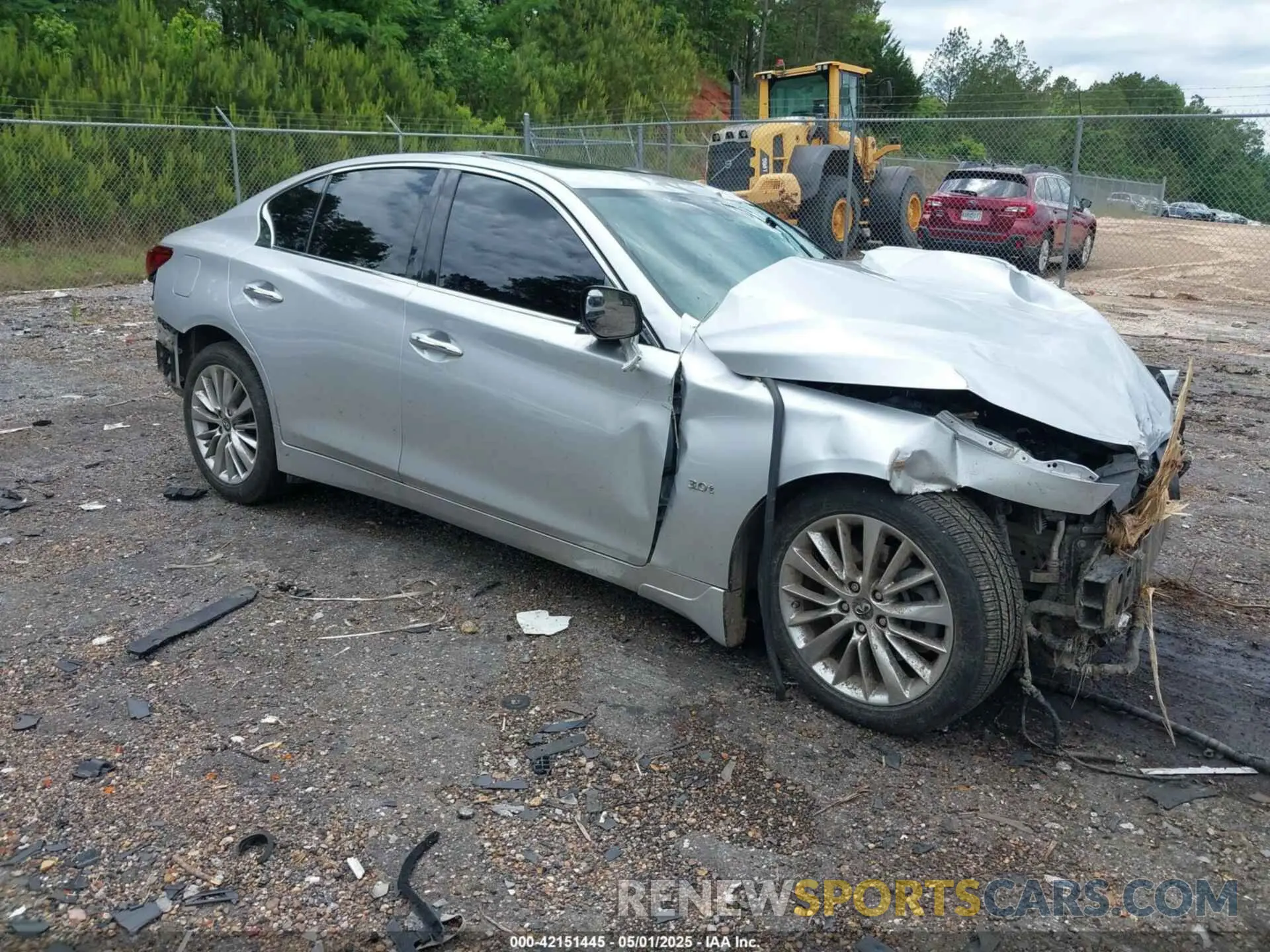 1 fotografías del automóvil dañado JN1EV7AP6KM512713 INFINITI Q50 2019