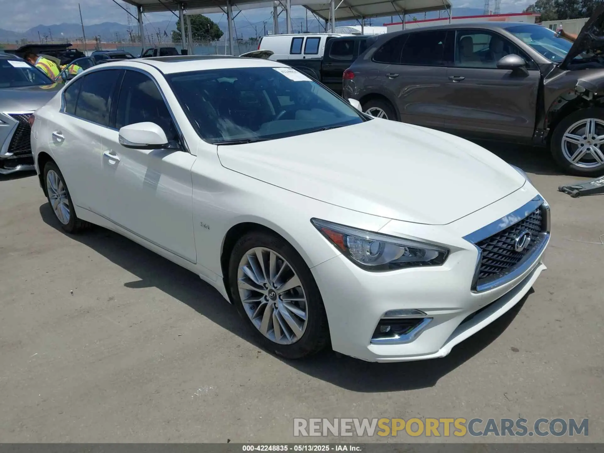1 fotografías del automóvil dañado JN1EV7AP6KM514736 INFINITI Q50 2019