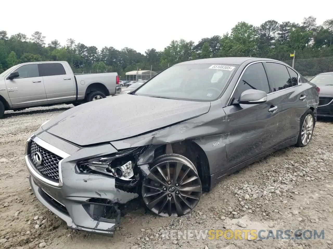 1 fotografías del automóvil dañado JN1EV7AP6KM516177 INFINITI Q50 2019